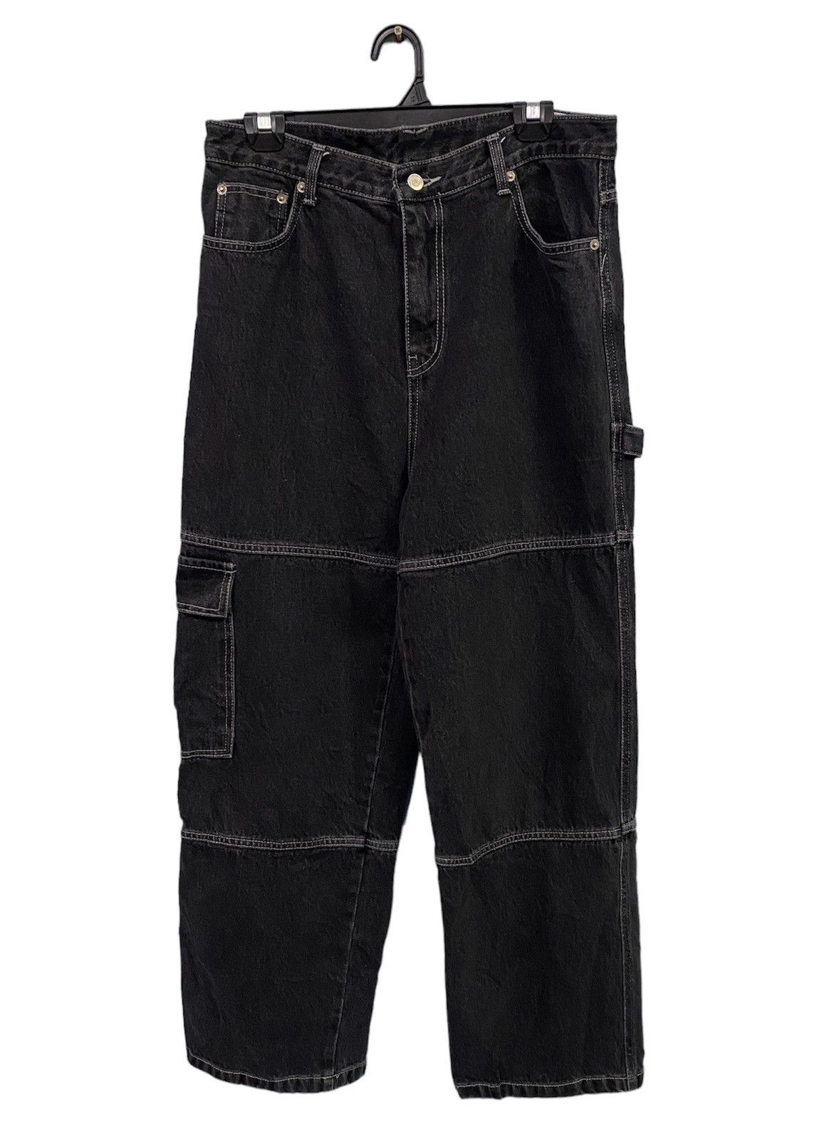 Cotton ripstop cargo pants in black - Acne Studios