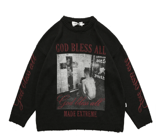 Mirror Paradox Oversized Sweater
