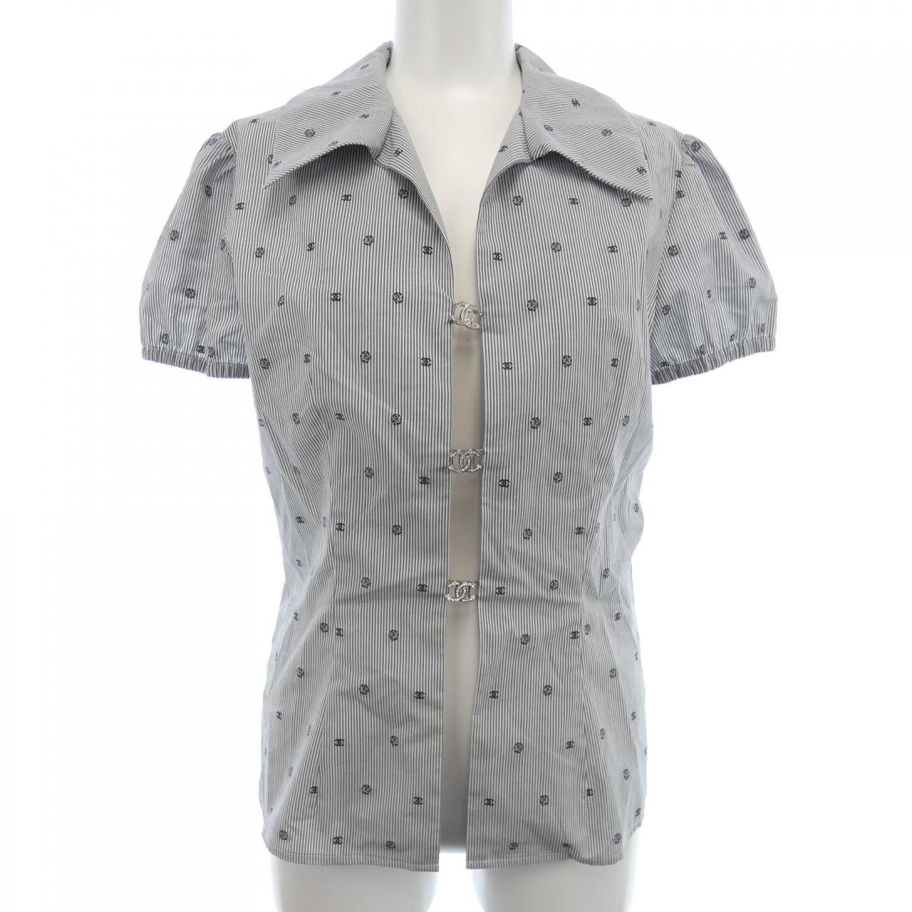 Chanel Chanel Chanel LOOK13 S/S Shirt Cotton Tops P76758V63866 DUTY FREE for USA Size ONE SIZE - 1 Thumbnail