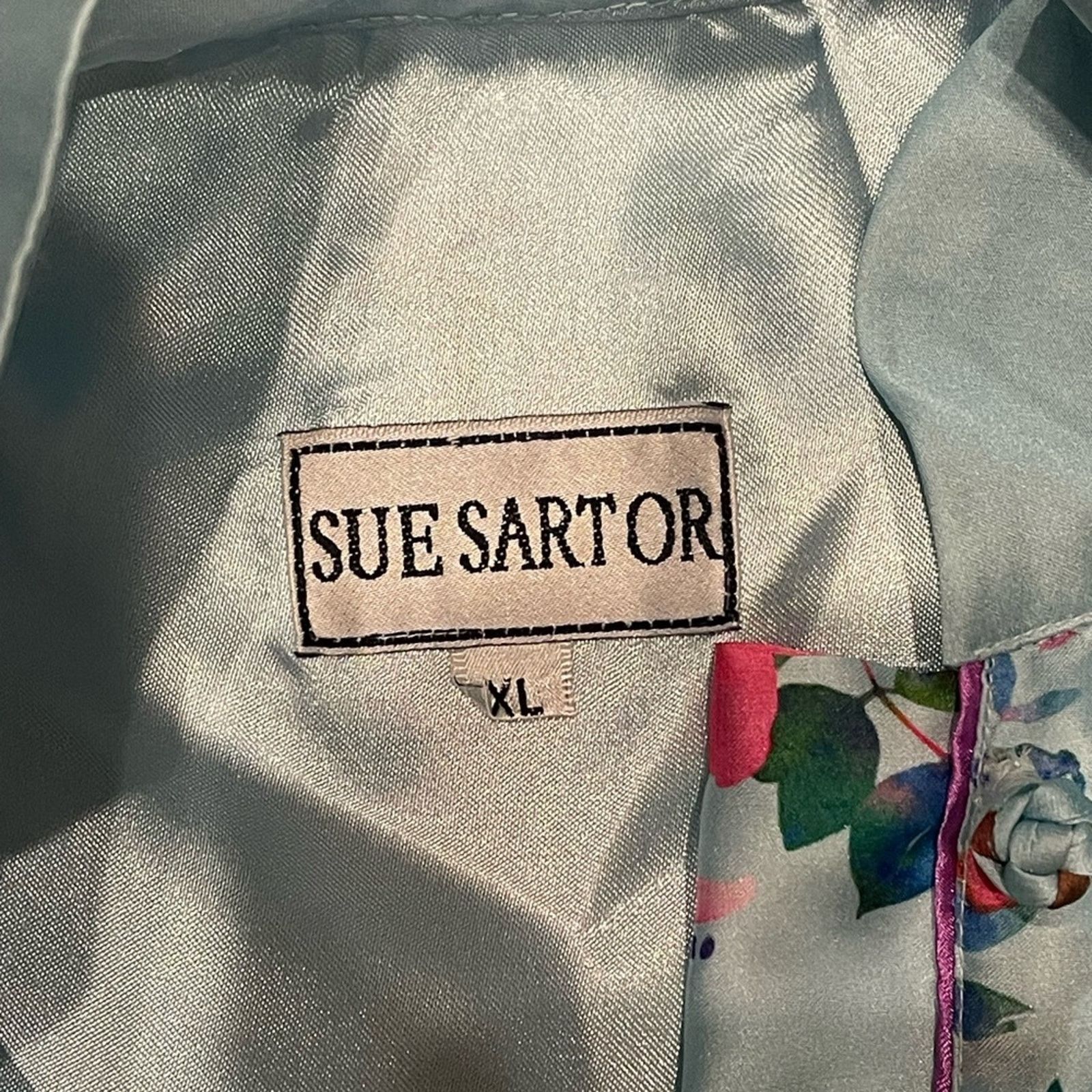 Other SUE SARTOR Womens Neck Floral Print Long Dress Size:XL Size XL / US 12-14 / IT 48-50 - 9 Thumbnail