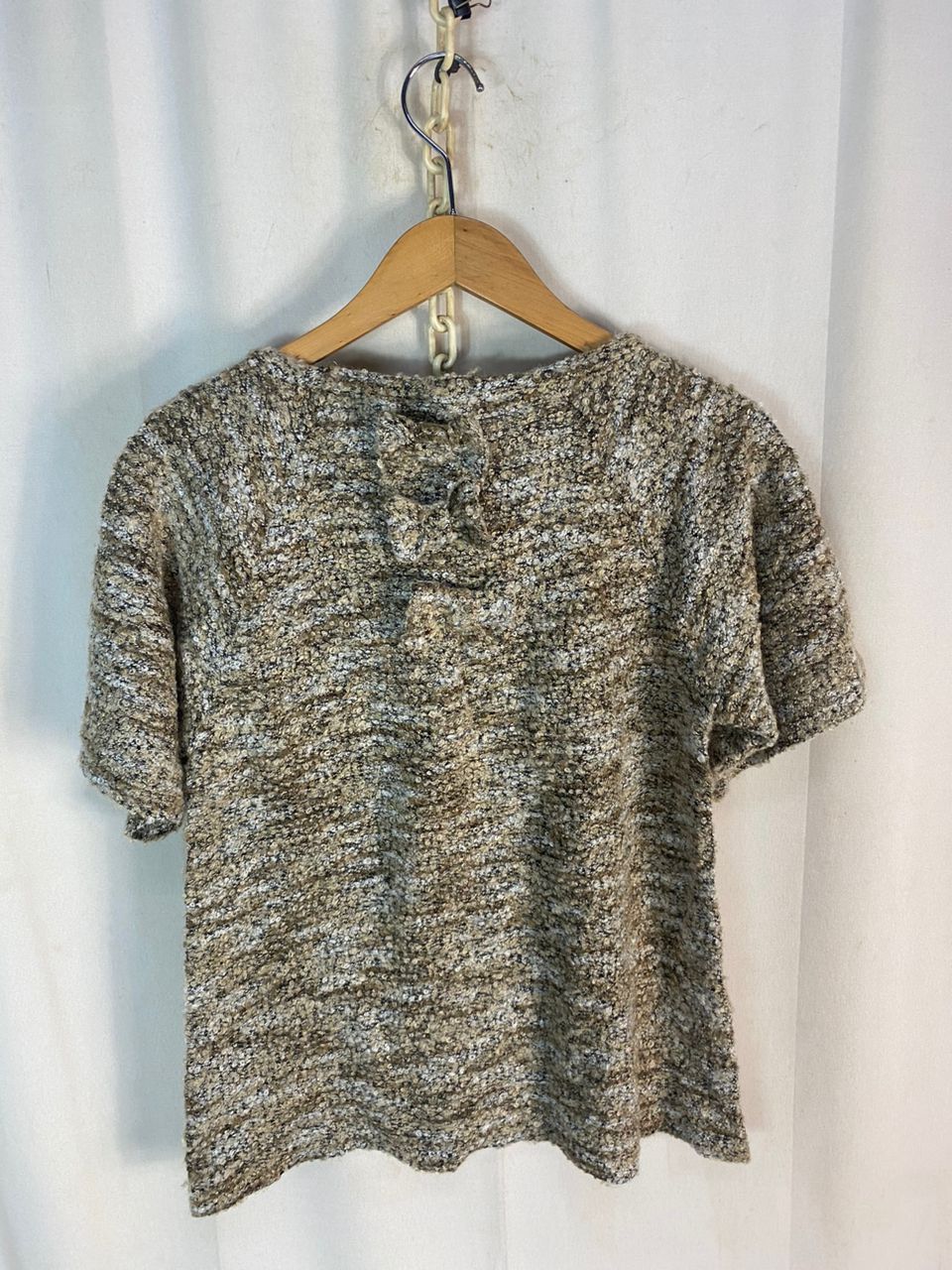 Japanese Brand ID.DEBUT KNIT BLOUSE SHIRT Size S / US 4 / IT 40 - 8 Thumbnail