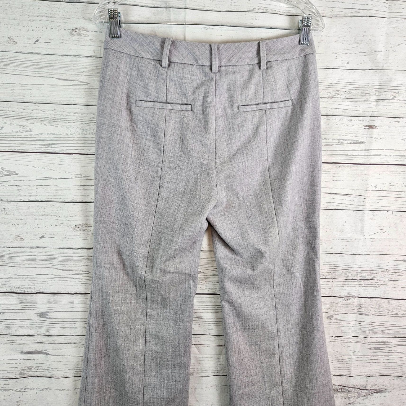 Talbots VINTAGE Talbots Womens Heritage Trouser Pants 4P Gray Mid Rise Wool Blend Lined Dress Pants Womens Size 27" / US 4 / IT 40 - 4 Thumbnail