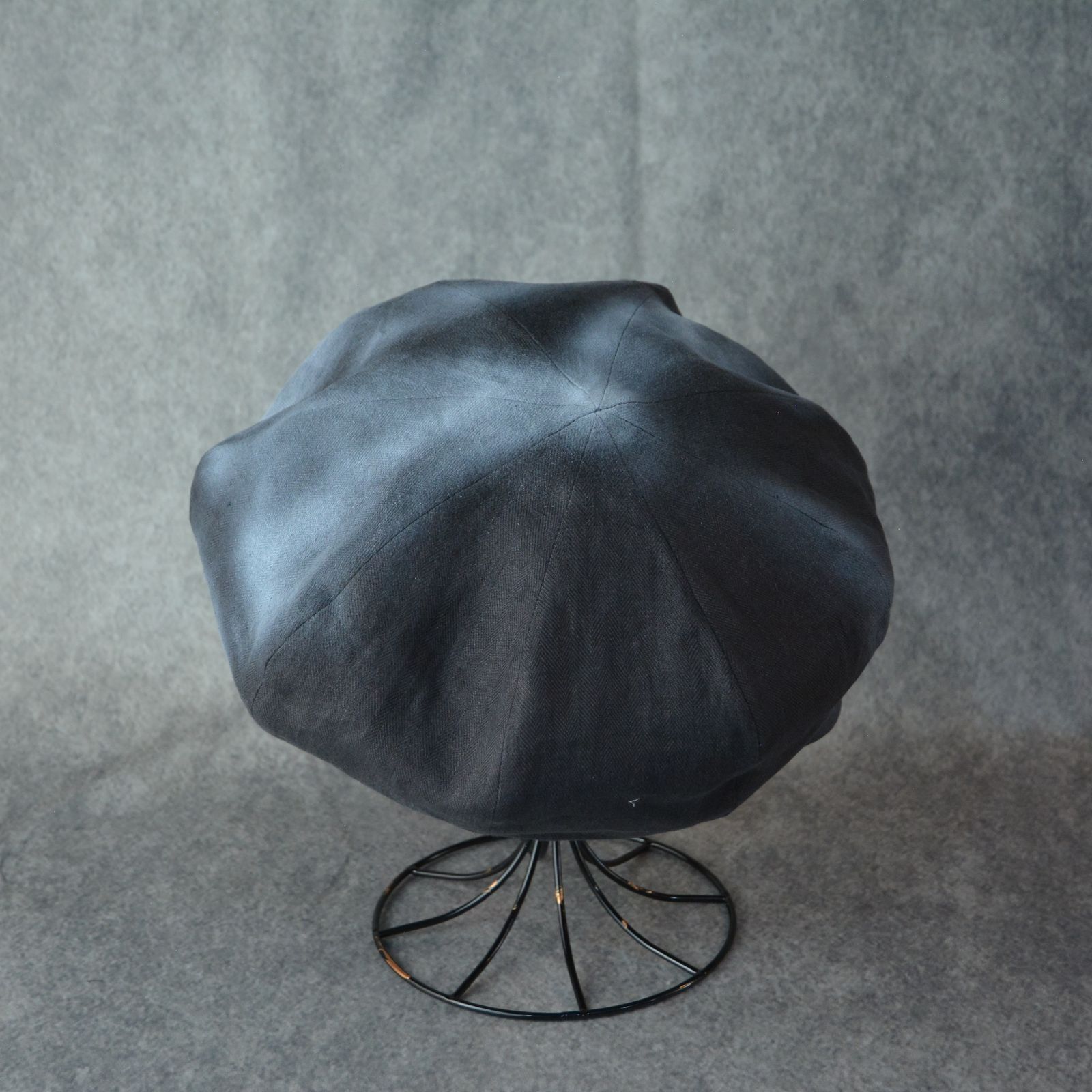 Yohji Yamamoto Yohji Yamamoto Pour Homme 24SS - CHARCOAL BIG CASQUETTE Size ONE SIZE - 4 Thumbnail