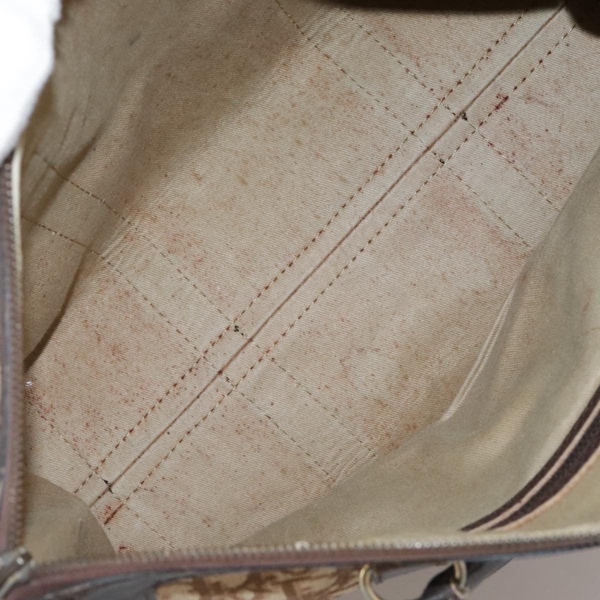 Dior DIOR Trotter Canvas Hand Bag Brown Size ONE SIZE - 16 Thumbnail