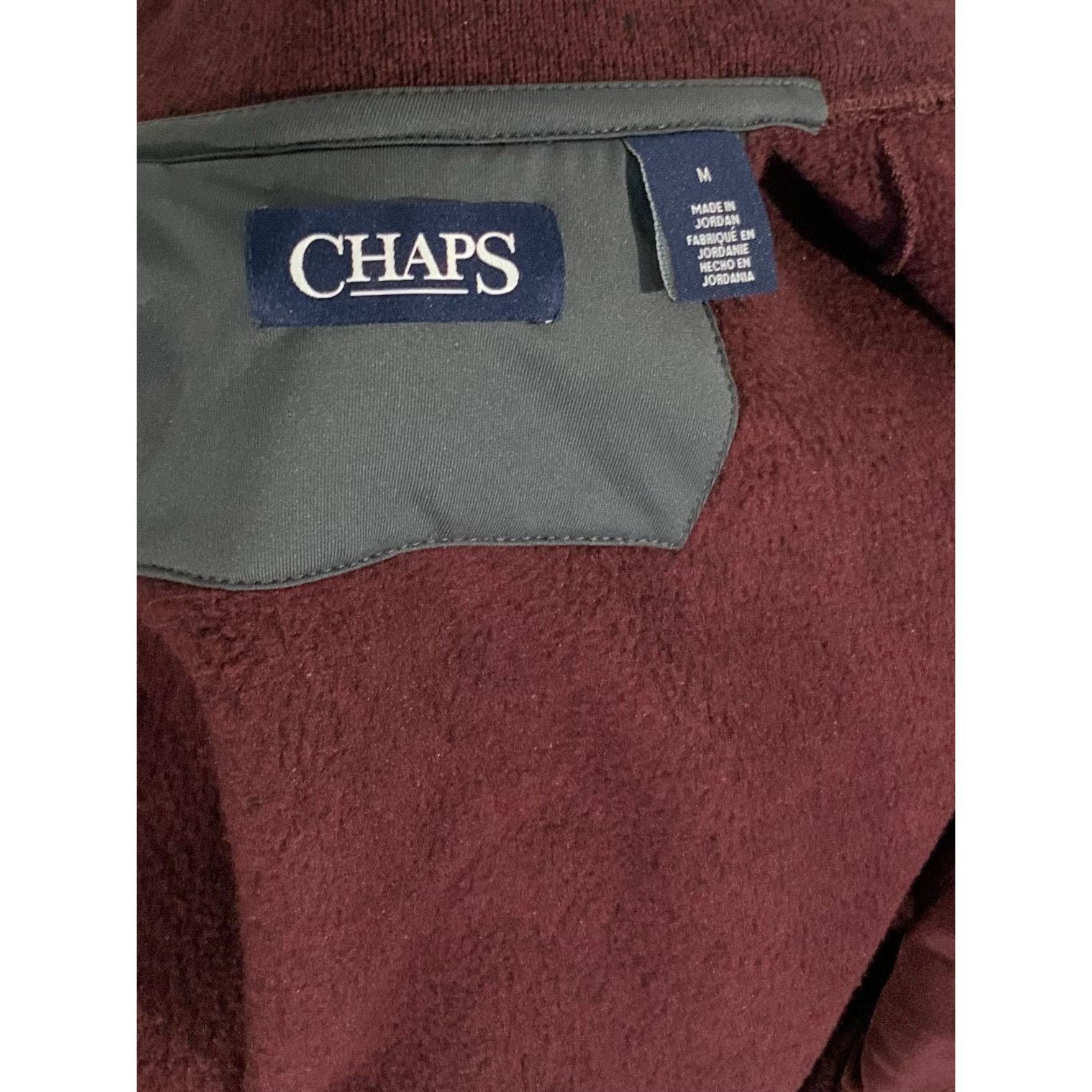 Chaps Ralph Lauren Chaps Mens Burgundy Zip Fleece Lined Vest M Size US M / EU 48-50 / 2 - 4 Thumbnail