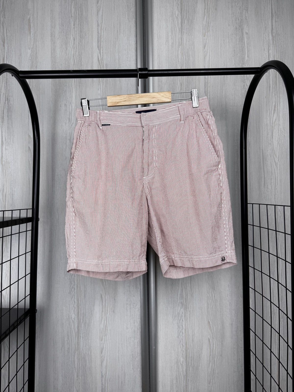 Other Mr. Marvis red striped The Decks cotton shorts size M Size US 32 / EU 48 - 1 Thumbnail