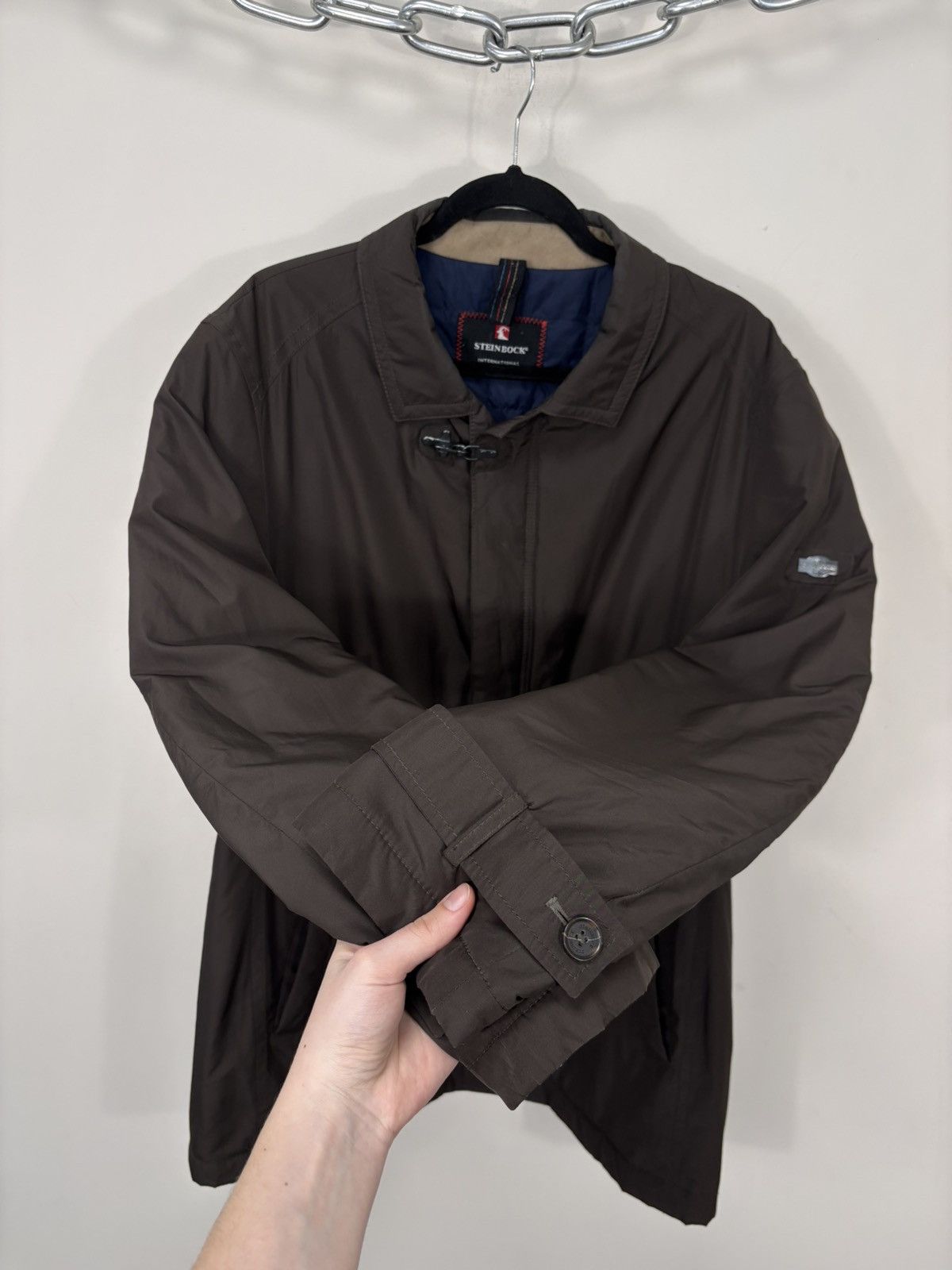 Other Steinbock Men’s Thermore Insulated Brown Short Trench Coat Size US L / EU 52-54 / 3 - 8 Thumbnail