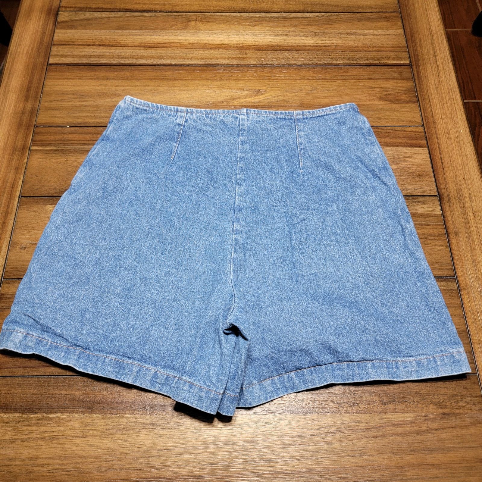 Cherokee Cherokee Denim Skorts w/ Full Button Front - Size 18 Size 40" / US 18 - 4 Thumbnail