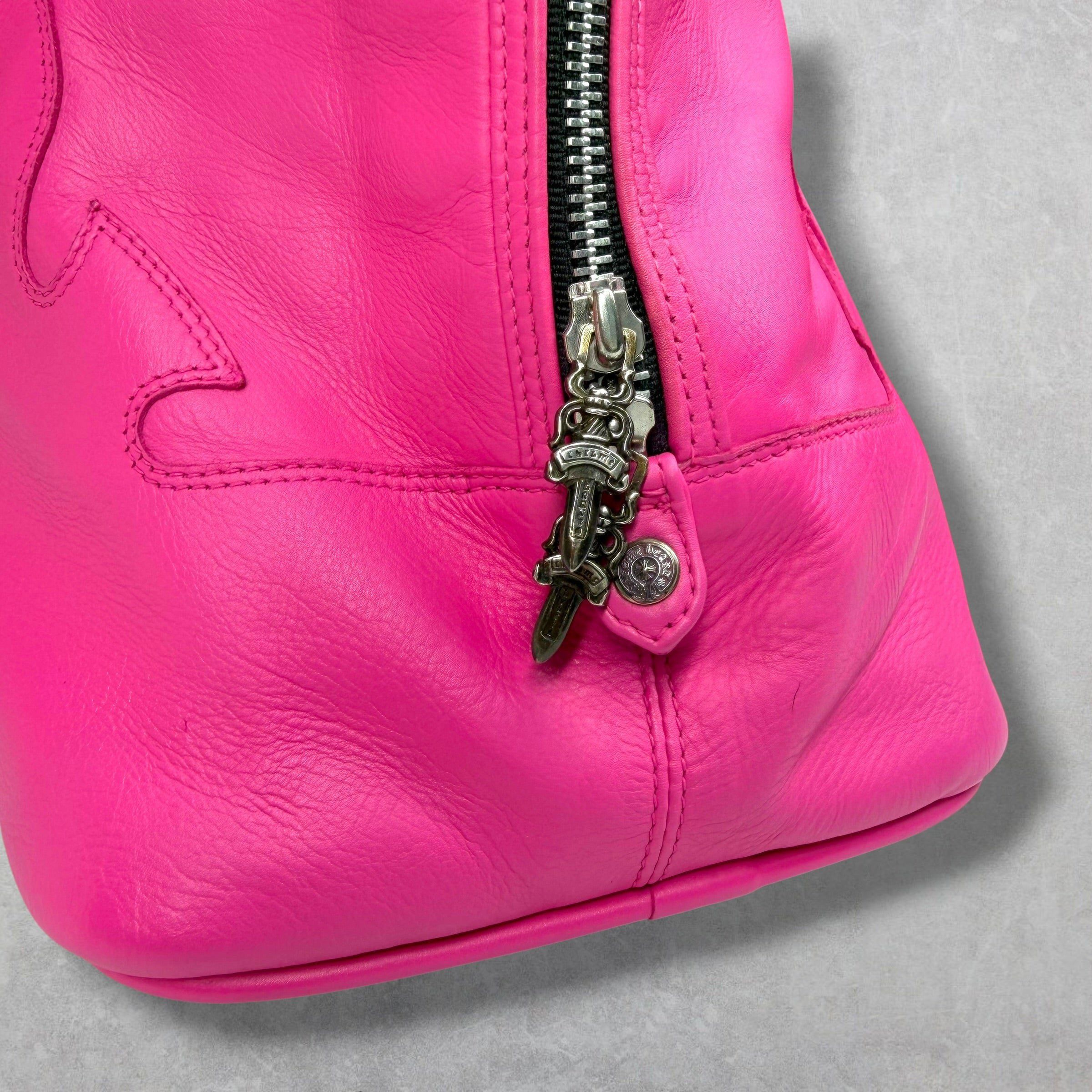 Chrome Hearts Chrome Hearts Pink Filigree Slouchy Mo Bag Size ONE SIZE - 5 Thumbnail