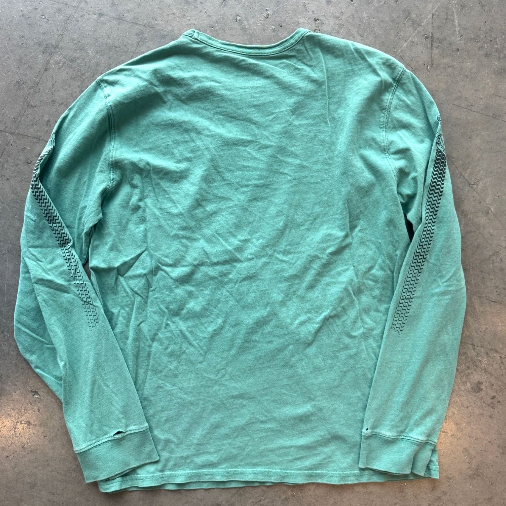 Vintage VINTAGE Arizona Green Surf Longsleeve Graphic Tee Men's Medium Size US M / EU 48-50 / 2 - 2 Thumbnail
