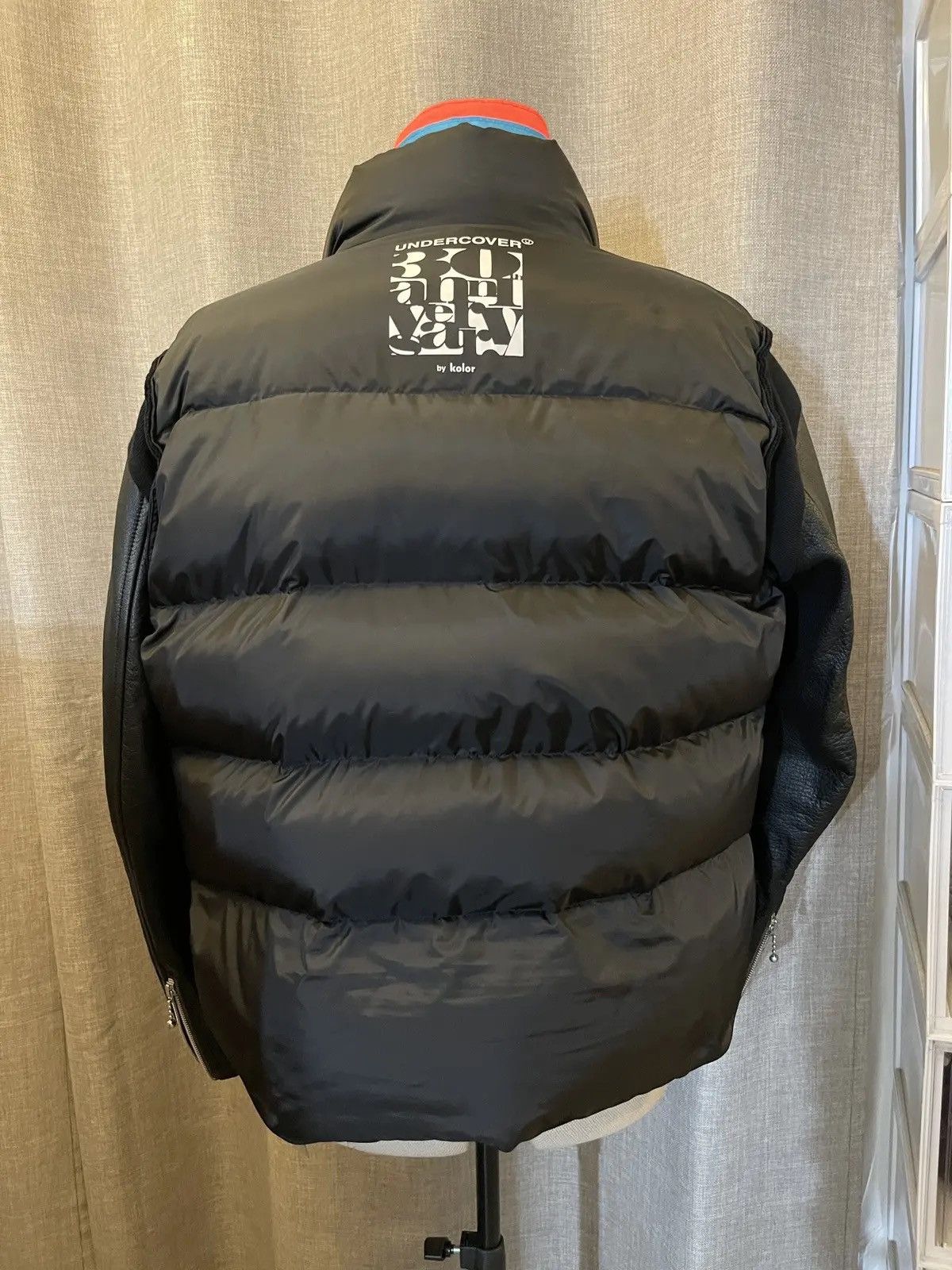 Undercover Undercover x kolor 30th leather sleeve jacket Size US L / EU 52-54 / 3 - 4 Thumbnail