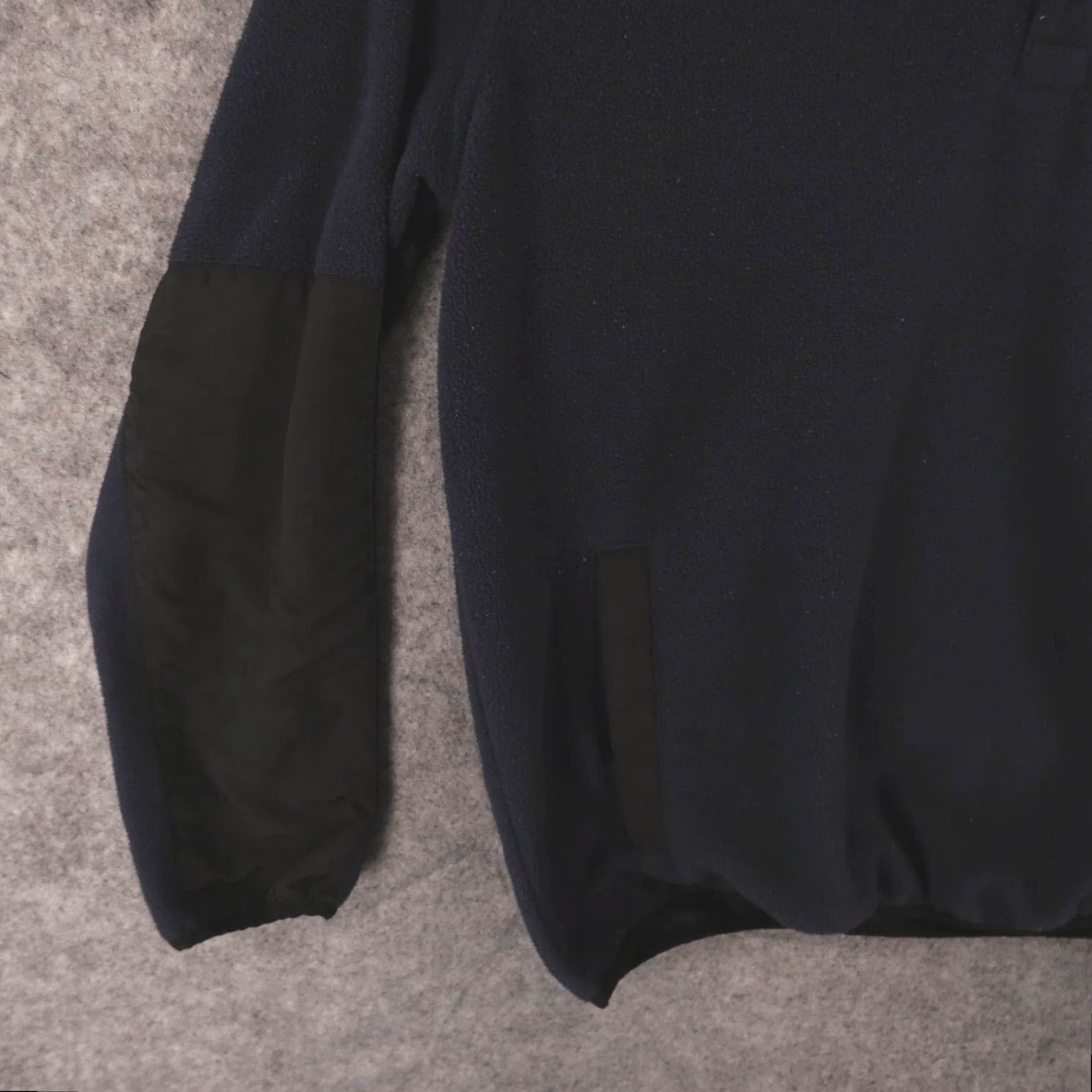 American Eagle Outfitters American Eagle Pullover Mens Medium Navy Black Long Sleeve 1/4 Snap Fleece Logo Size US M / EU 48-50 / 2 - 4 Thumbnail
