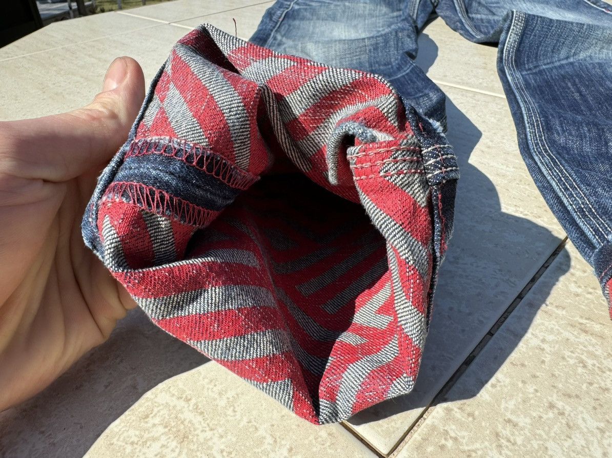 Levi's × Vintage LEWIS JEANS 522 Straight Red Size US 32 / EU 48 - 3 Thumbnail