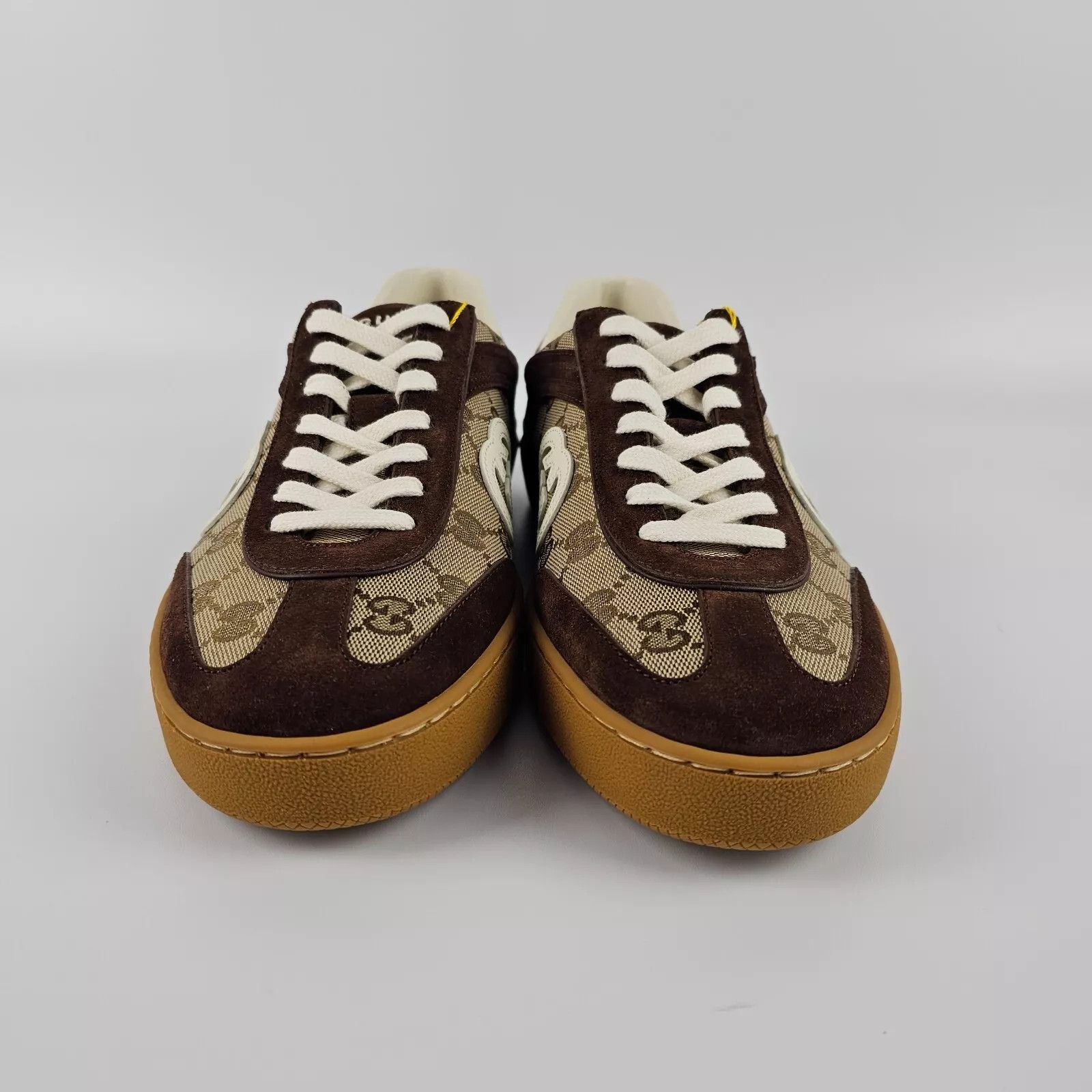 Gucci GUCCI Men's Interlocking G75 Dark Brown Suede Sneakers Size US 8.5 / EU 41-42 - 5 Thumbnail