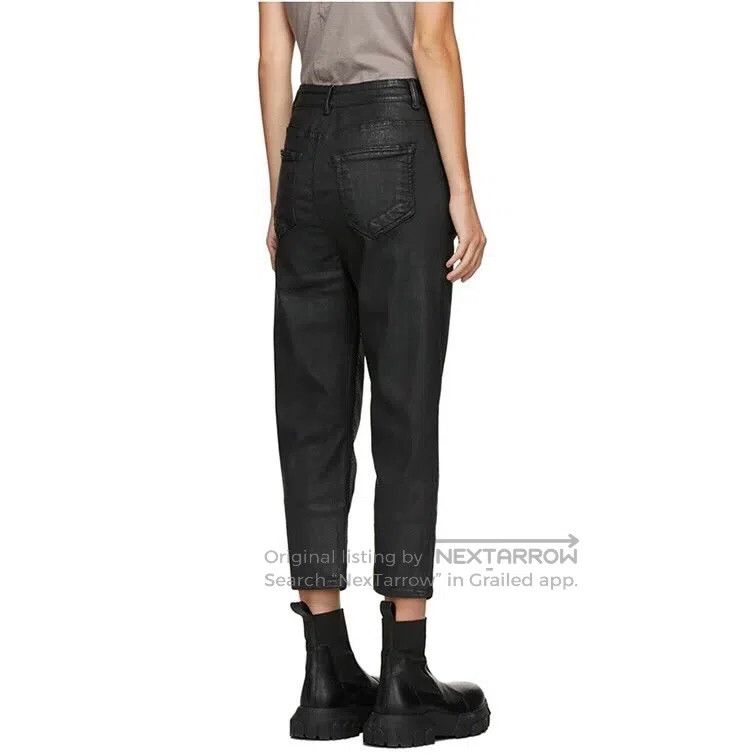 Rick Owens Rick Owens Waxed cropped pants Size US 29 - 5 Thumbnail