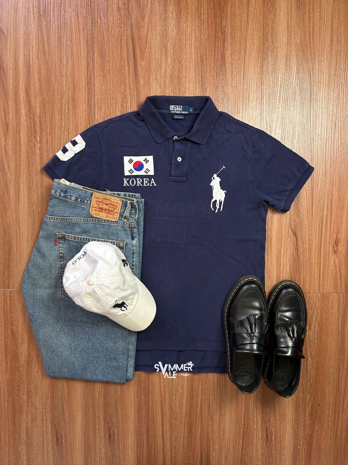 Polo Ralph Lauren × Ralph Lauren 🐎Polo Shirt by Ralph Lauren Big Logo Korea🇰🇷 Size US L / EU 52-54 / 3 - 2 Thumbnail