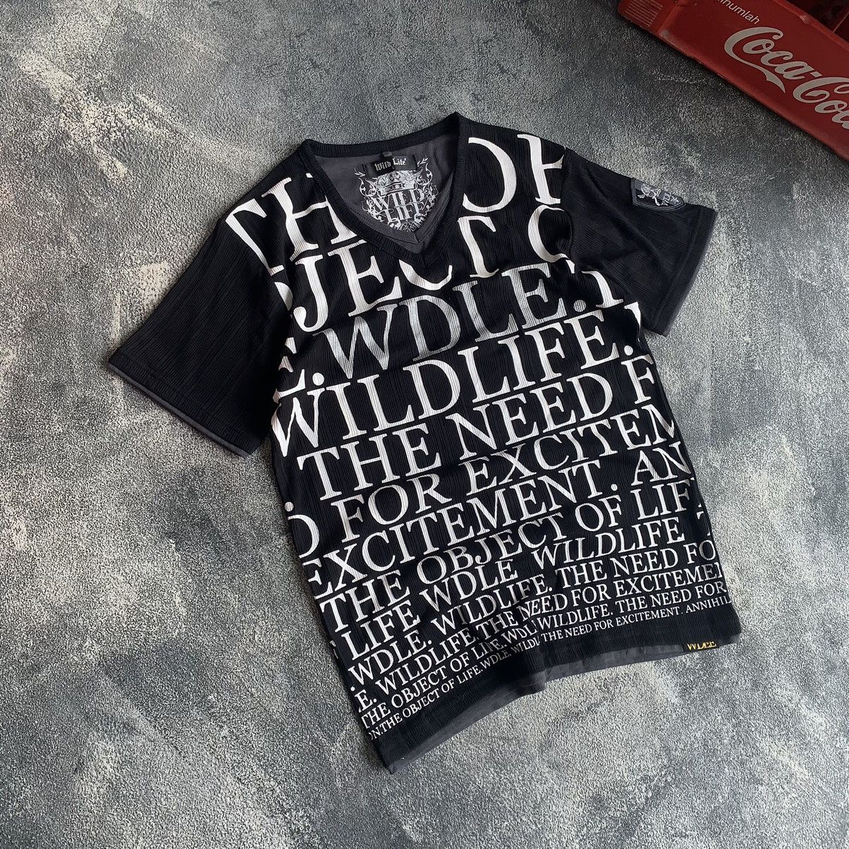Japanese Brand Wild Life Punk shirt Size US L / EU 52-54 / 3 - 1 Thumbnail
