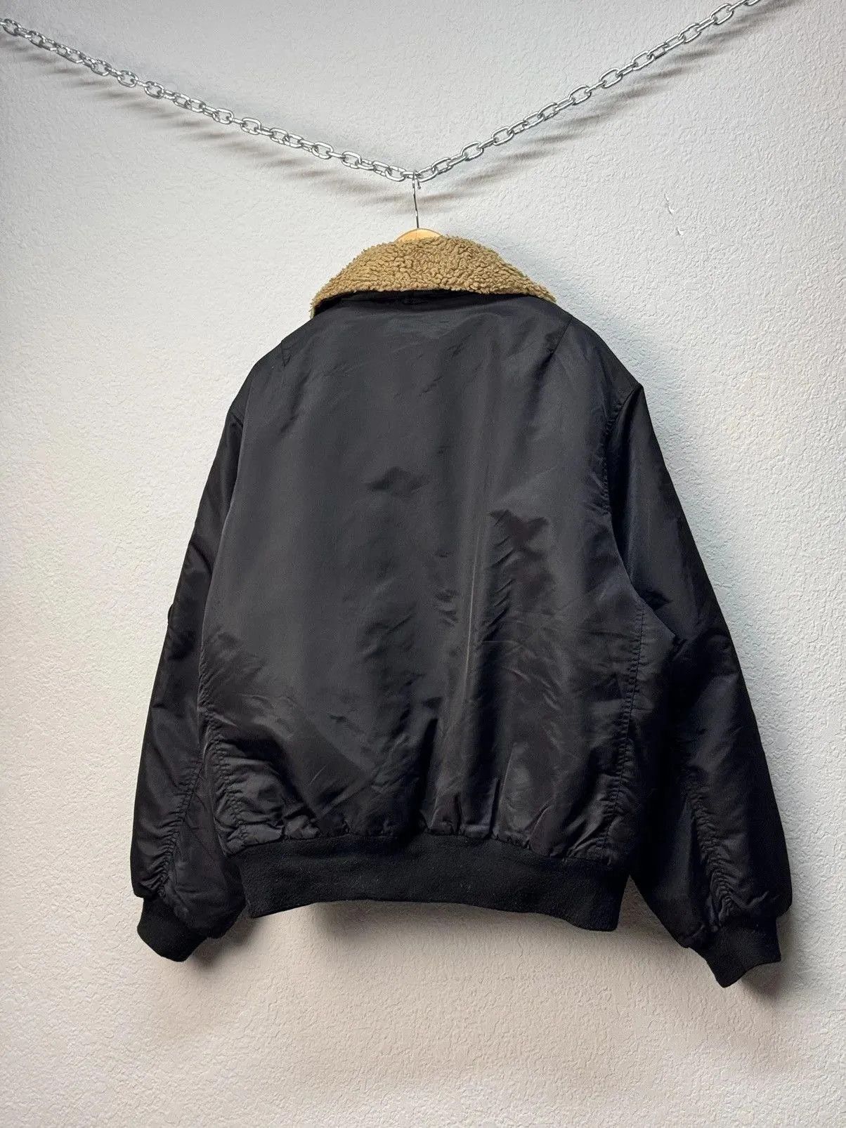 Schott Japanese Avant-Garde Black Bomber Jacket Size US XL / EU 56 / 4 - 14 Thumbnail