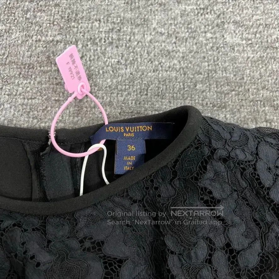 Louis Vuitton Louis Vuitton Lace Shawl Dress. Size US 26 / EU 42 - 4 Thumbnail