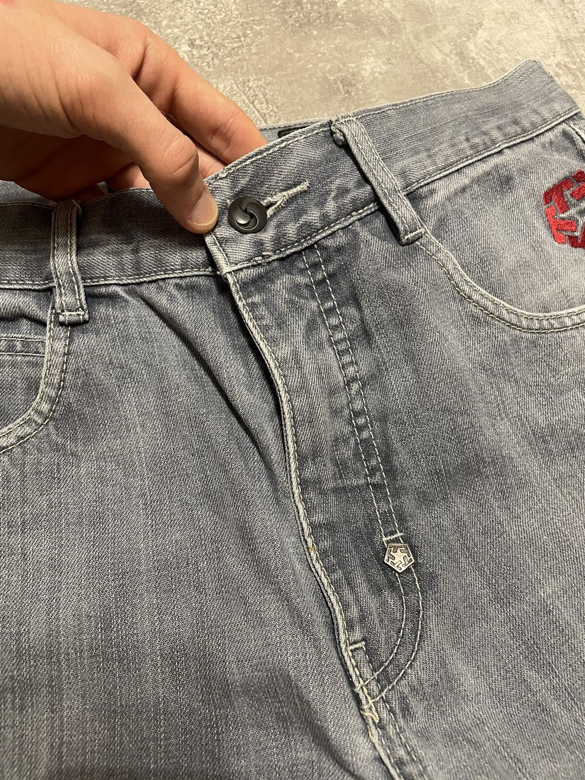 JNCO × Tribal Streetwear Vintage Tribal Street Wear Rap Jeans Jnco Style Size US 32 / EU 48 - 12 Thumbnail