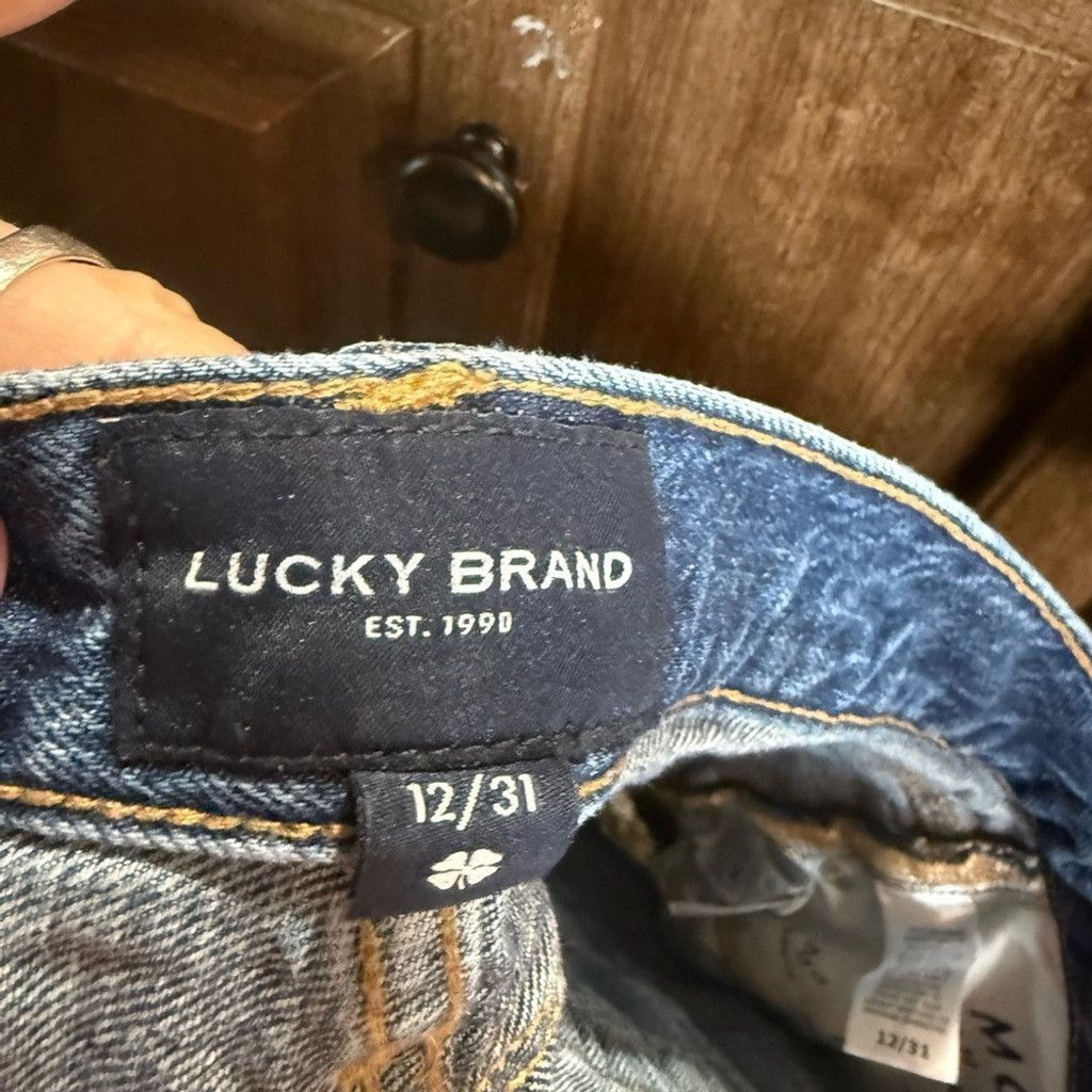 Lucky Brand Lucky Brand Blue Fitted Jean Shorts Size 31" - 5 Thumbnail
