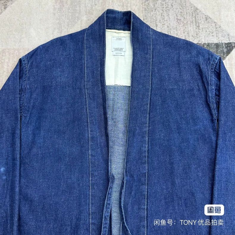 Visvim VisvimLHAMO SHIRT (ONE-WASH) INDIGO Denim Robe 2504-Nextarr Size US S / EU 44-46 / 1 - 4 Thumbnail
