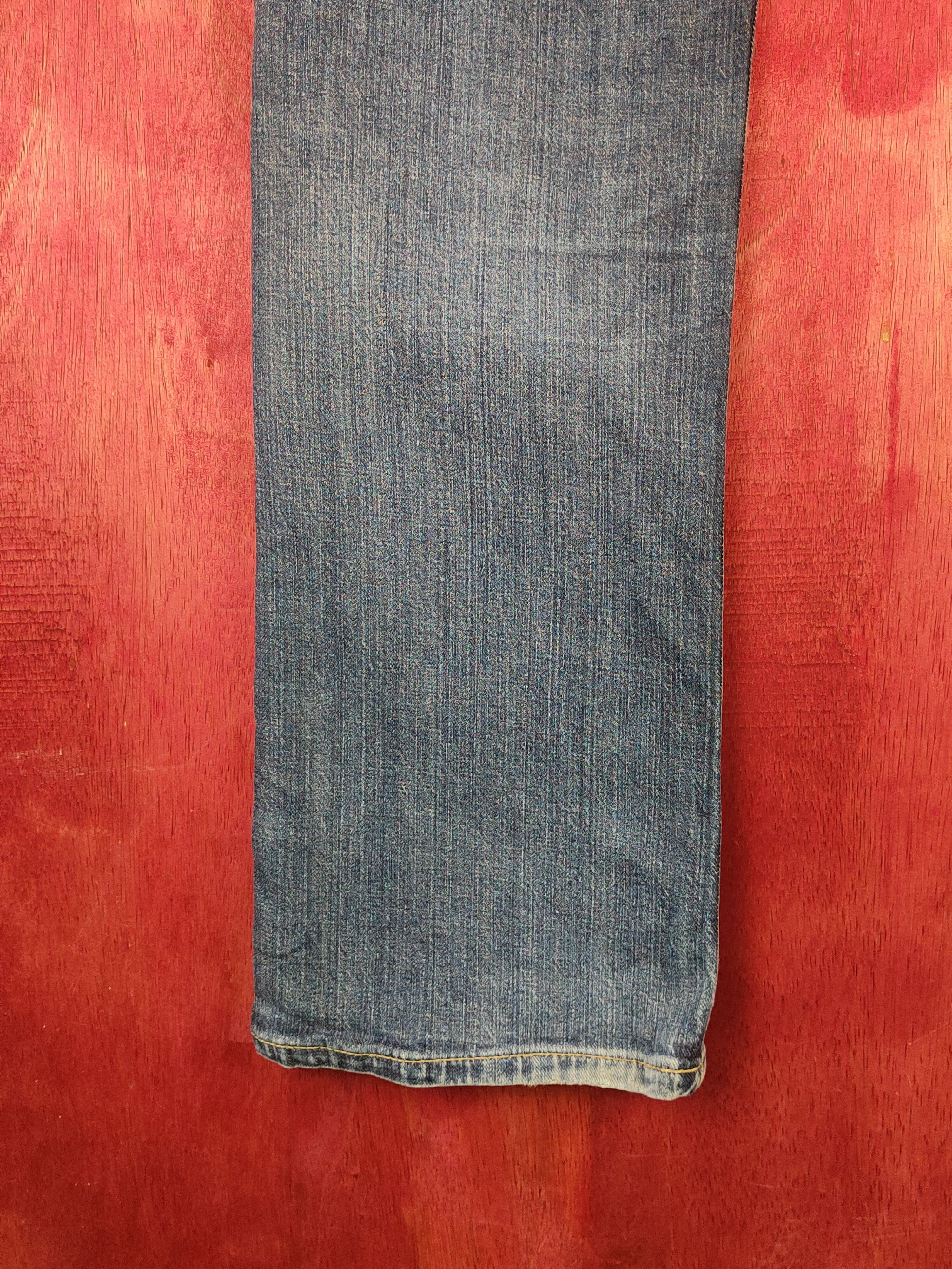Edwin Edwin blue trip Dark Blue Distressed denim Jeans #S2205 Size US 34 / EU 50 - 11 Thumbnail