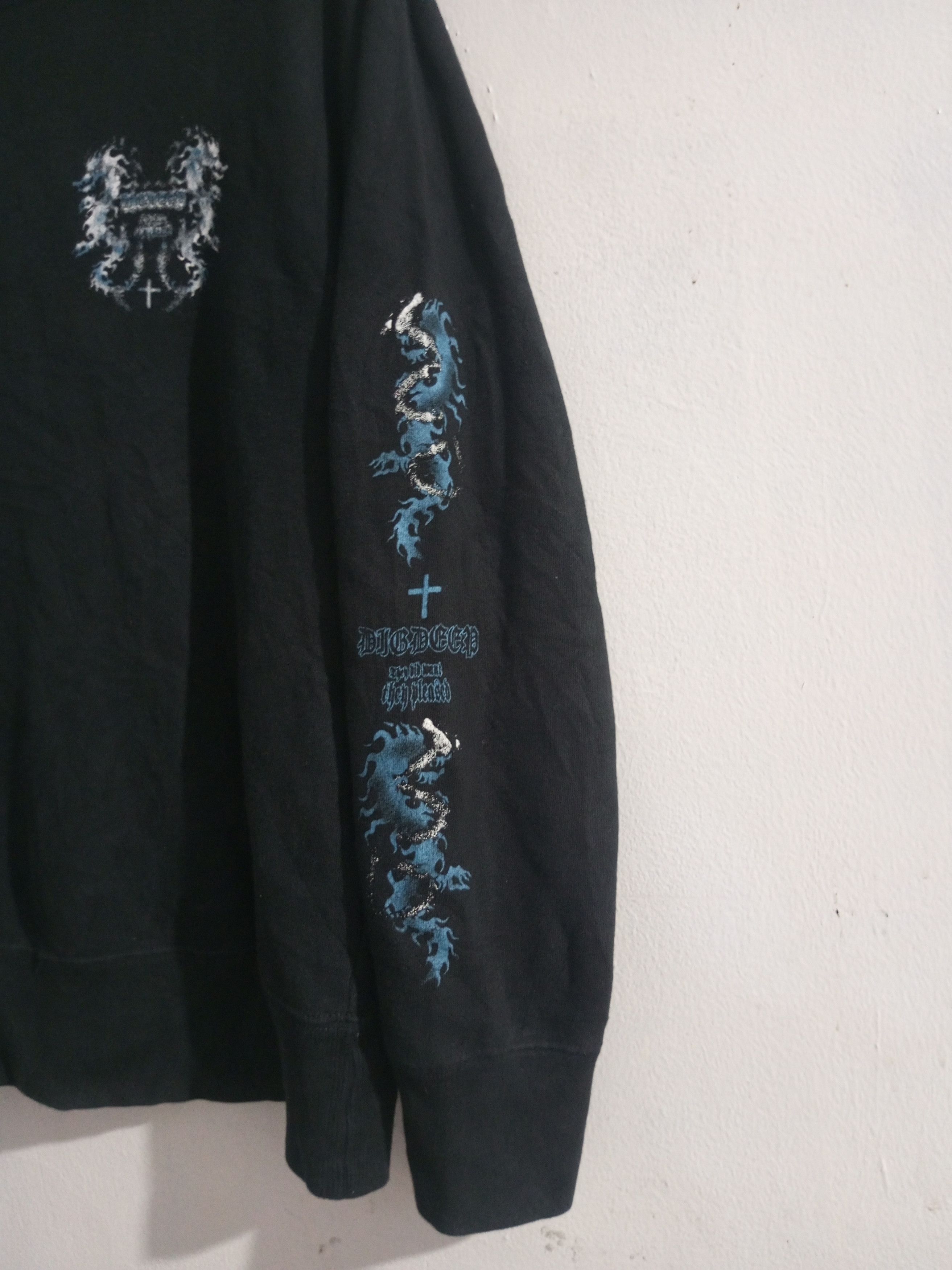 Hysteric Glamour Vintage digdeep dragon spellout sweatshirt Size US L / EU 52-54 / 3 - 4 Thumbnail