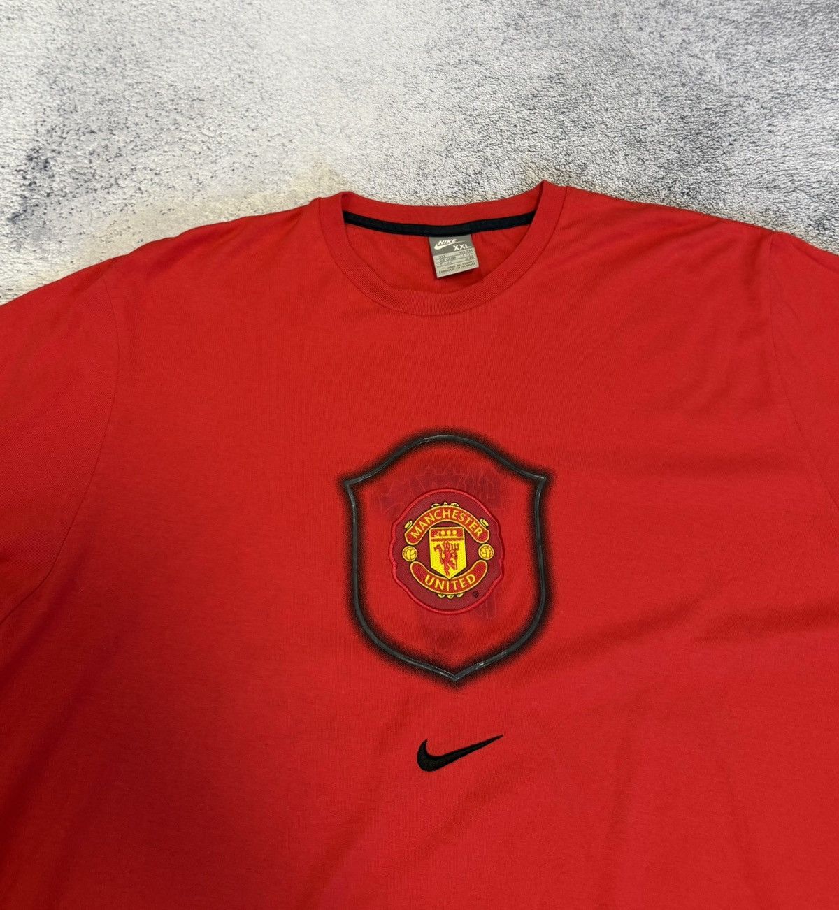 Nike Vintage Nike Manchester United T Shirt XXL 2007 Logo Tee Size US XXL / EU 58 / 5 - 2 Thumbnail