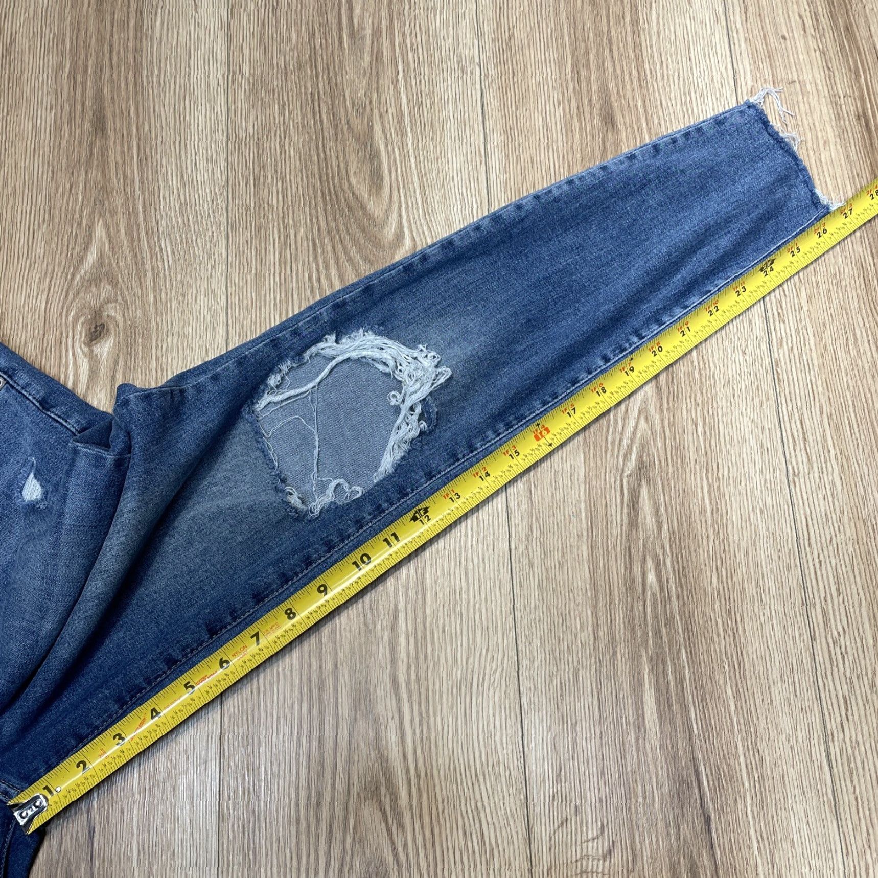 Lucky Brand Lucky Brand Bridgette Ankle High Rise Skinny Jeans 10/30 Blue Womens Size ONE SIZE - 7 Thumbnail