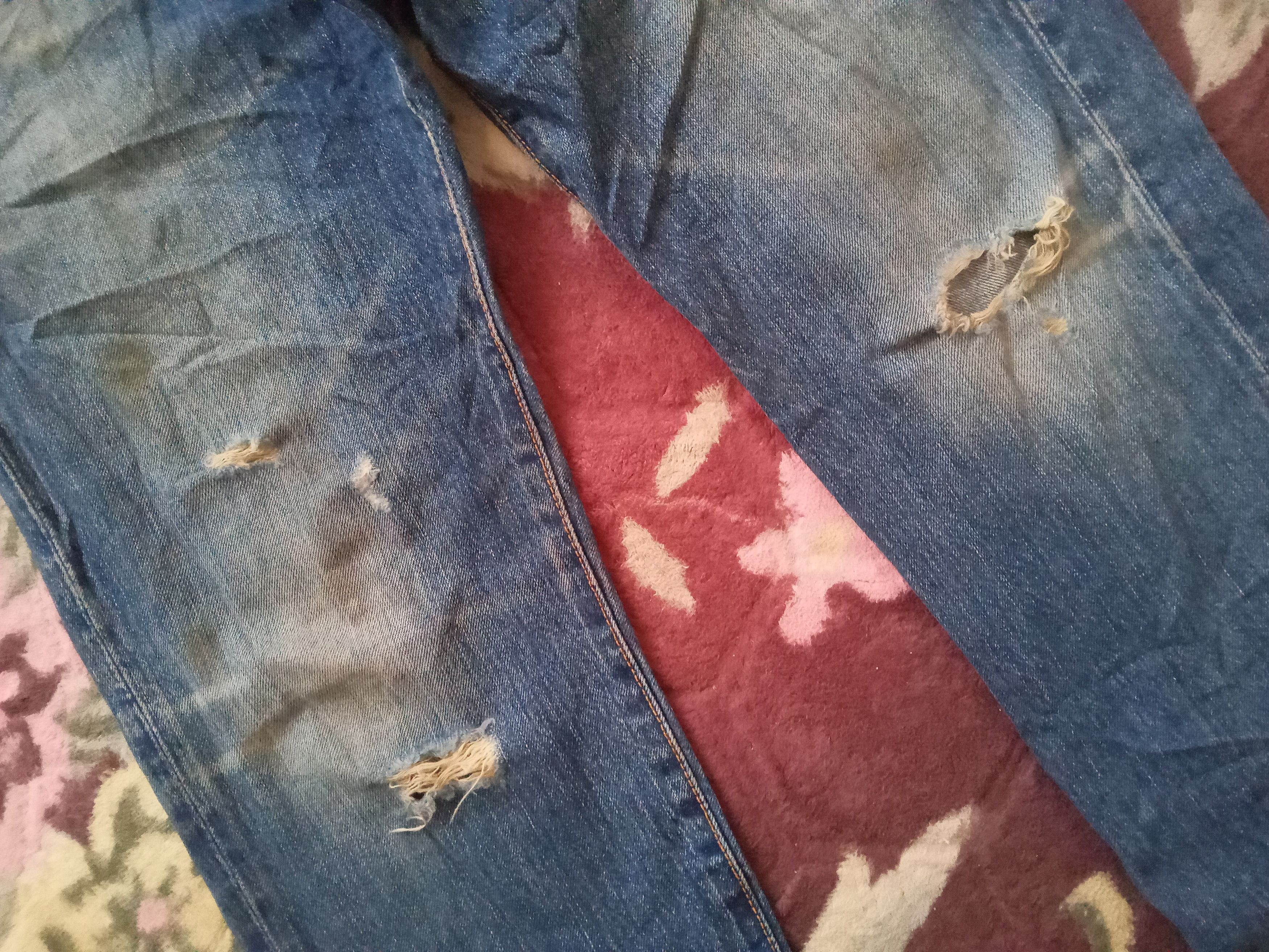 Japanese Brand RNA inc Distressed Jeans Size US 33 - 8 Thumbnail