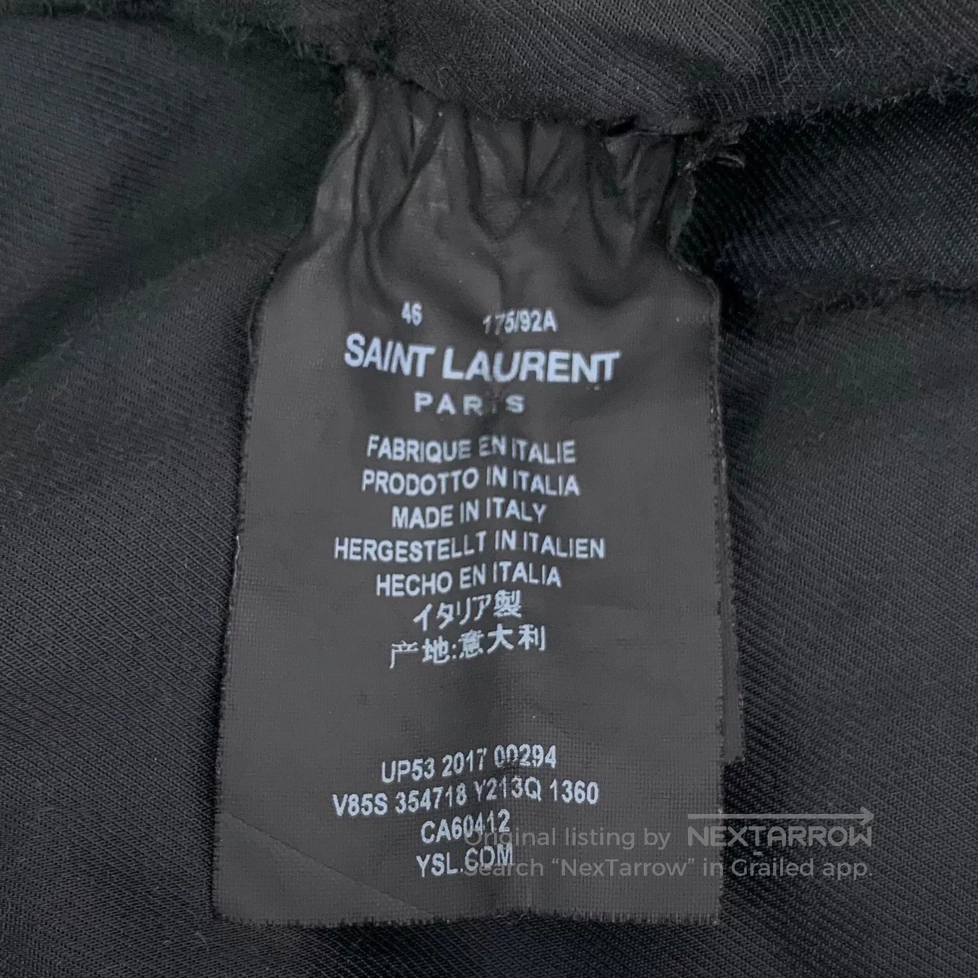 Saint Laurent Paris Saint Laurent Green Varsity Jacket. Size US S / EU 44-46 / 1 - 6 Thumbnail