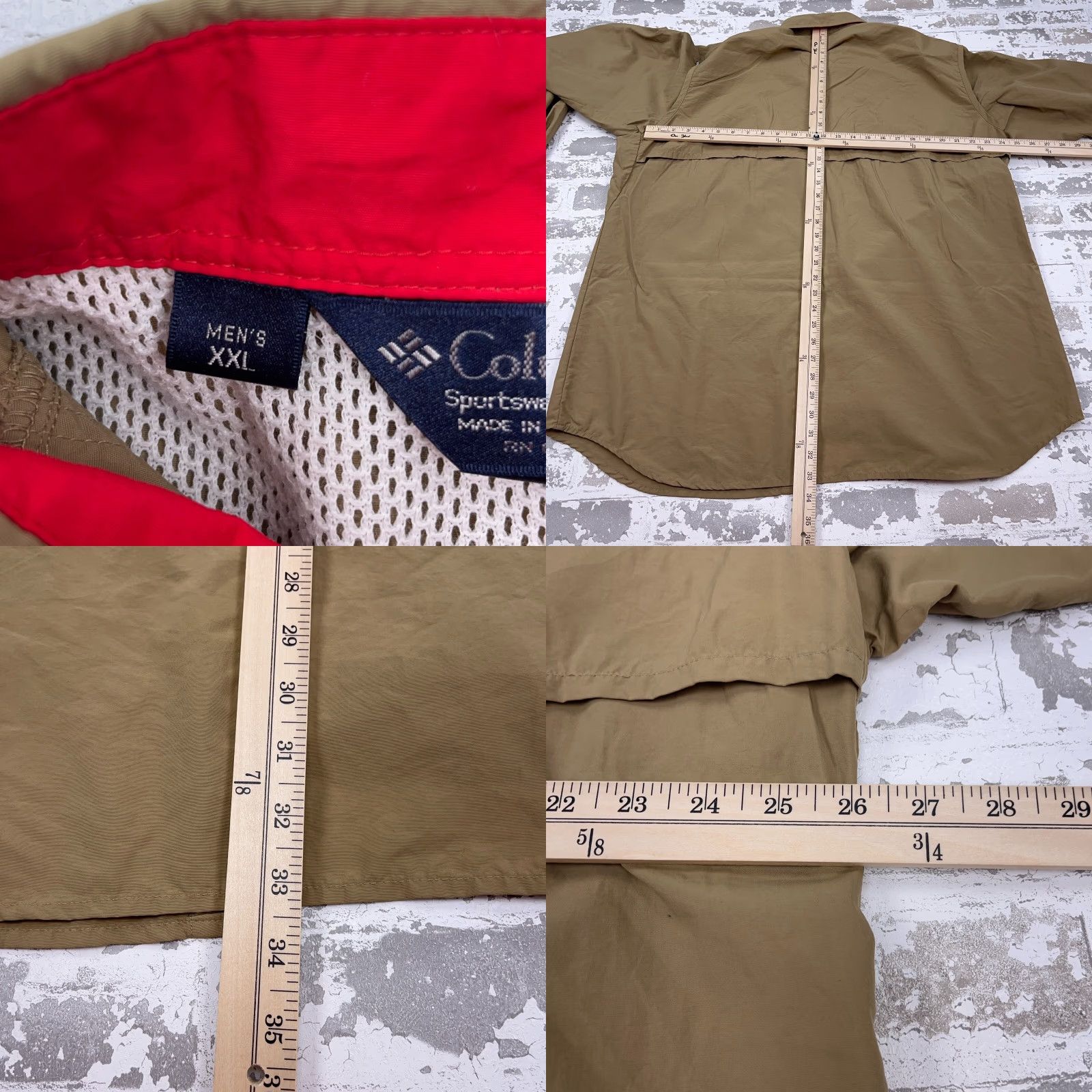 Vintage VINTAGE Columbia Shirt Men XXL Brown Button-Up Outdoor Field Hunt Radial Sleeve Size US XXL / EU 58 / 5 - 8 Thumbnail