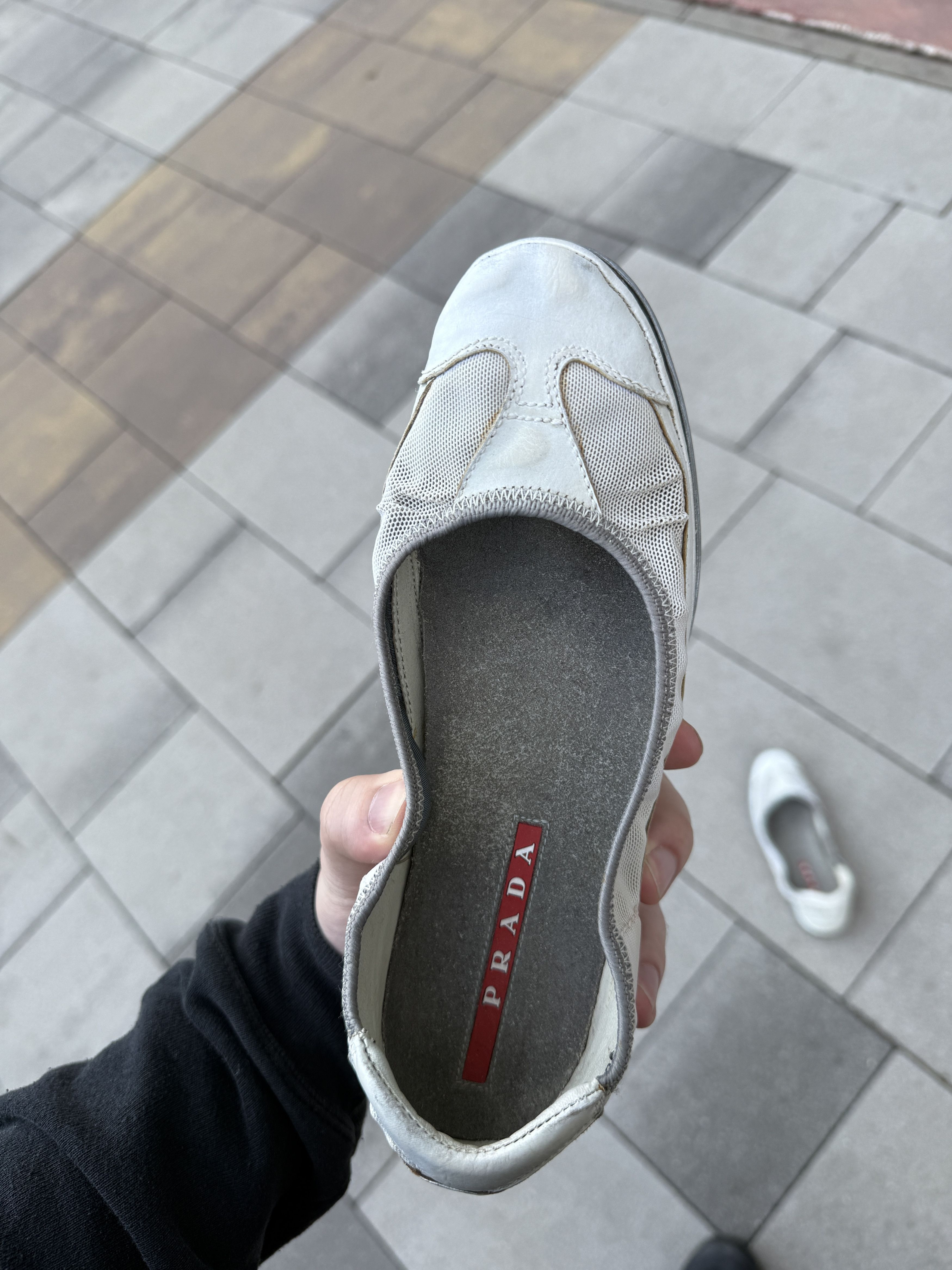 Prada Vintage 90s Prada Ballet Flats Slip on 3f3362 Size 36 Size US 6 / IT 36 - 20 Thumbnail
