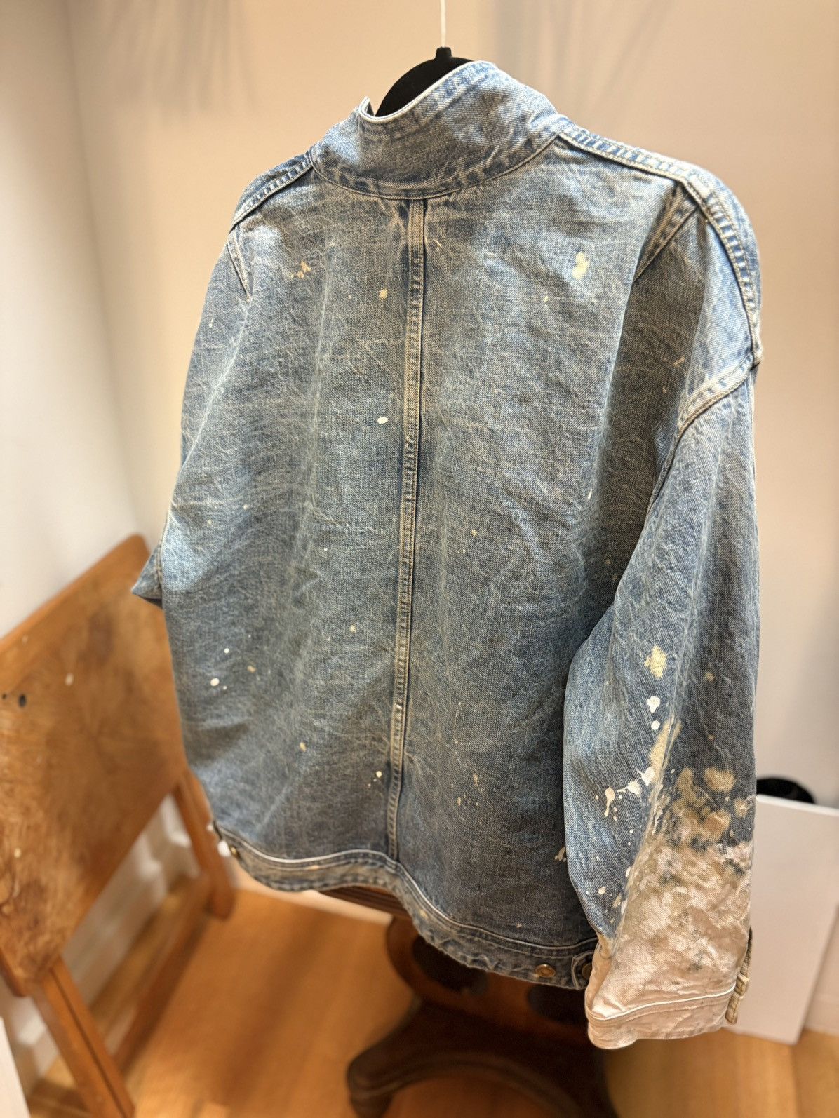 Fear of God Fear of God Jeans Distressed Denim Jacket, M (Oversized) Size US M / EU 48-50 / 2 - 4 Thumbnail