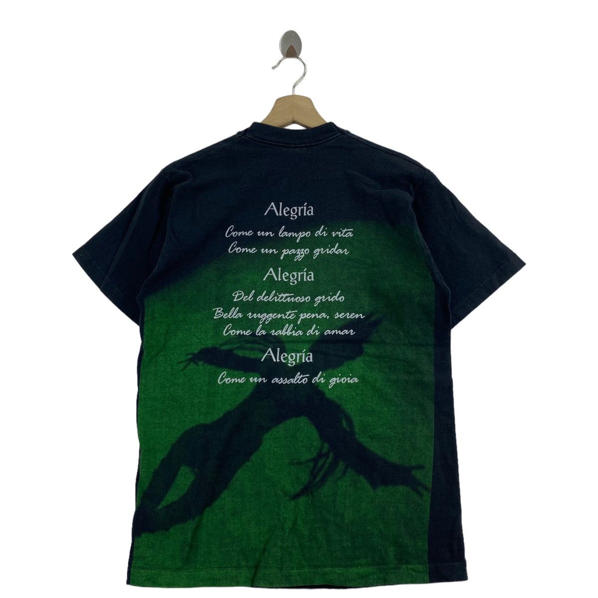 image of Vintage 90's Alegria Cirque De Soleil Live Musical Official in Black, Men's (Size Medium)