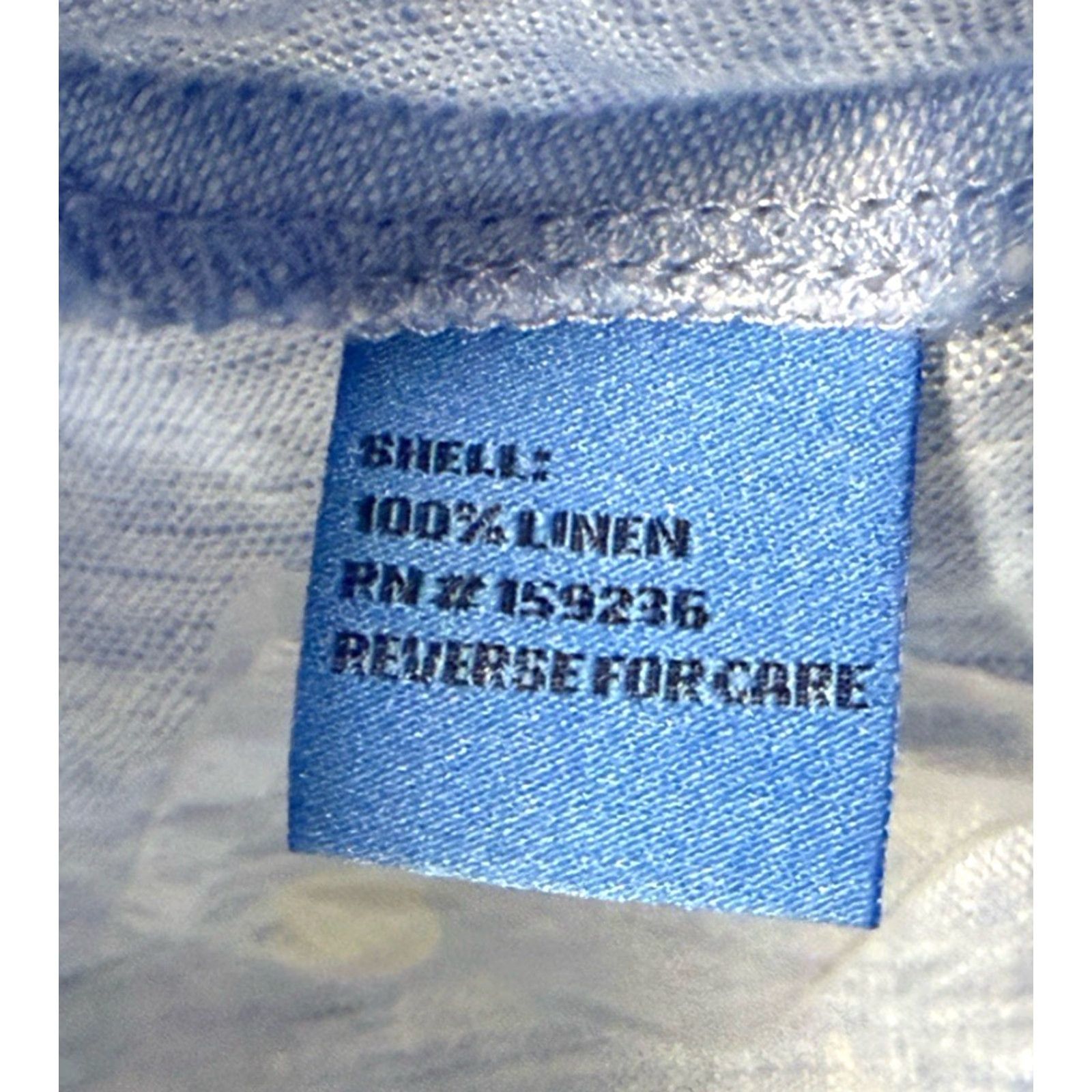 J.McLaughlin J.McLaughlin Wellesley Linen Dress Women's Light Blue Size M Knee A-Line Casual Linen Hand-wash only Regular Knee-length Size M / US 6-8 / IT 42-44 - 7 Thumbnail