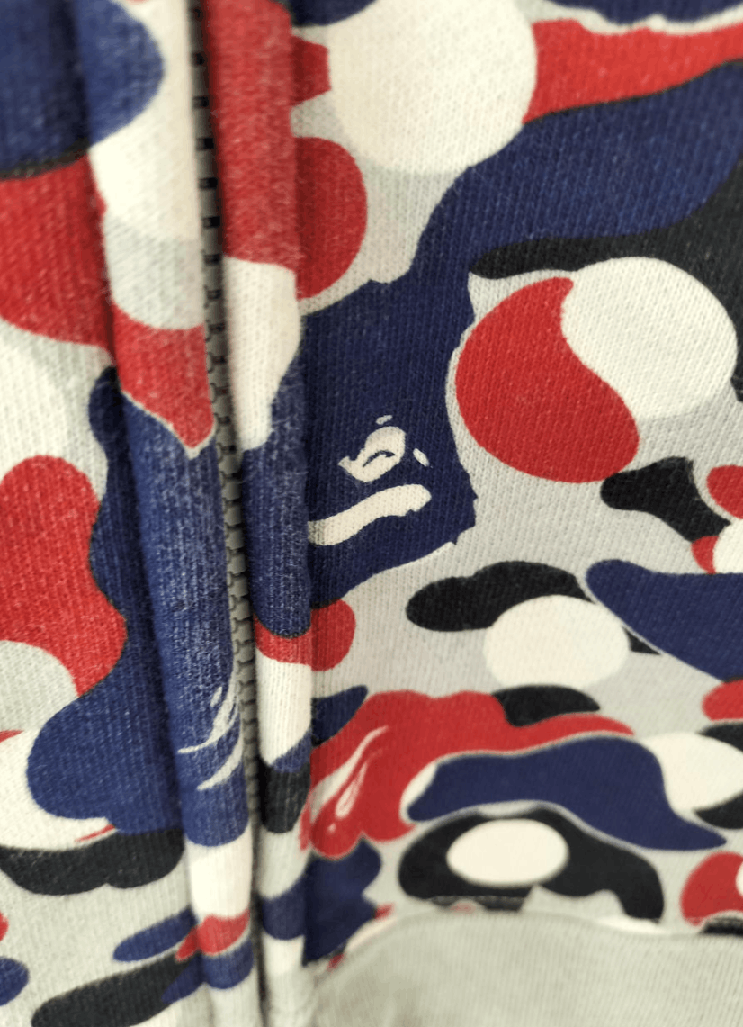 Bape RARE Bape Multi Camo full zip hoodie Size US S / EU 44-46 / 1 - 12 Thumbnail