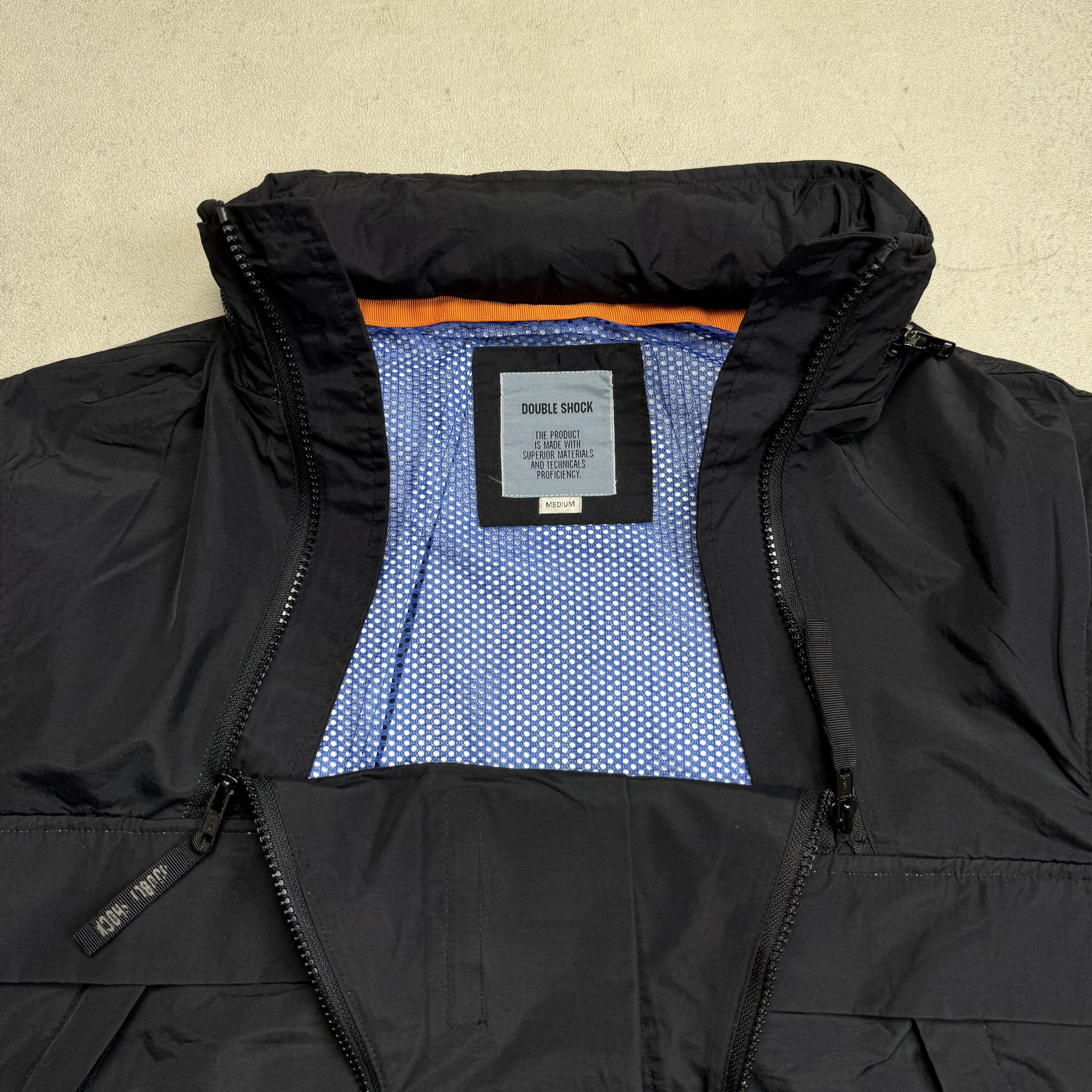Japanese Brand Black Technical Utility Anorak Hooded Jacket Size US M / EU 48-50 / 2 - 8 Thumbnail
