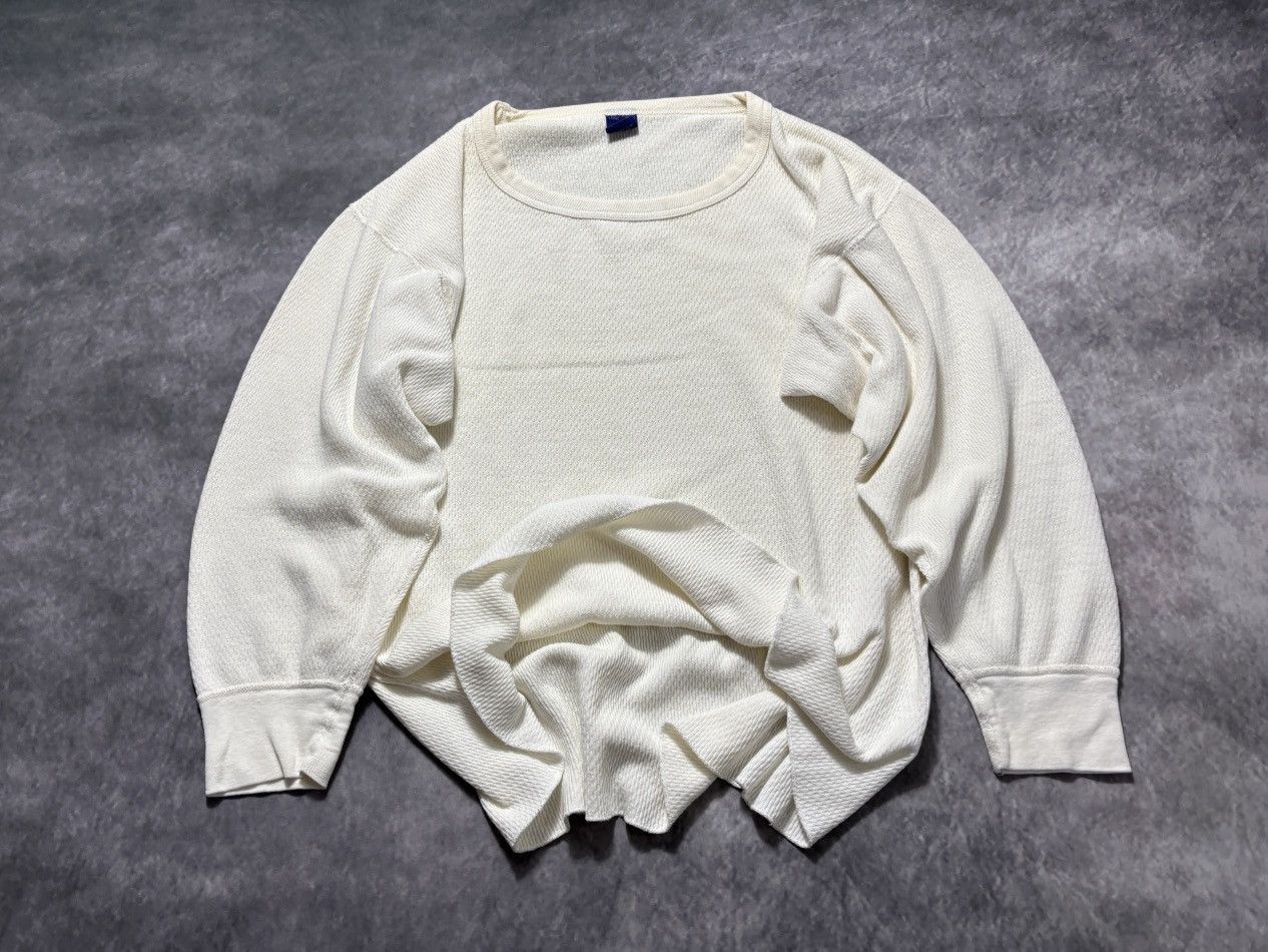 Vintage 1980s KMart Longsleeve Vintage Thermal Shirt Waffle 80s 90s Size US L / EU 52-54 / 3 - 17 Thumbnail
