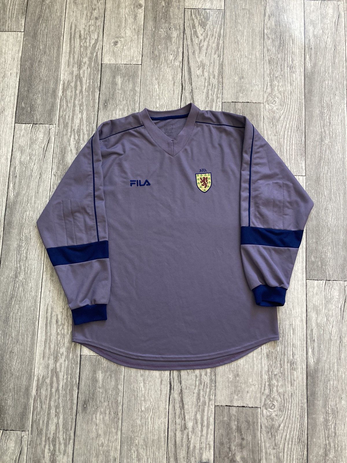 Fila Vintage rare fila Scotland soccer football goalkeeper jersey Size US XL / EU 56 / 4 - 1 Thumbnail