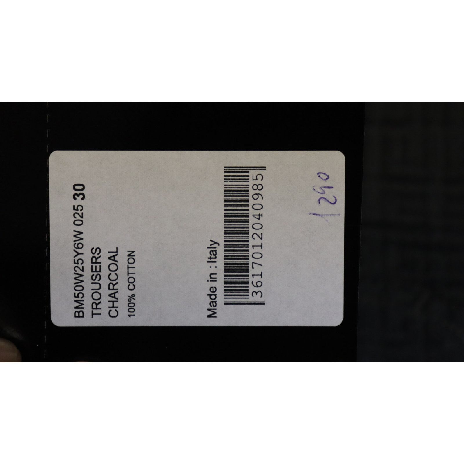 Givenchy o1rshd1 Trouser in Charcoal Size US 30 / EU 46 - 16 Thumbnail