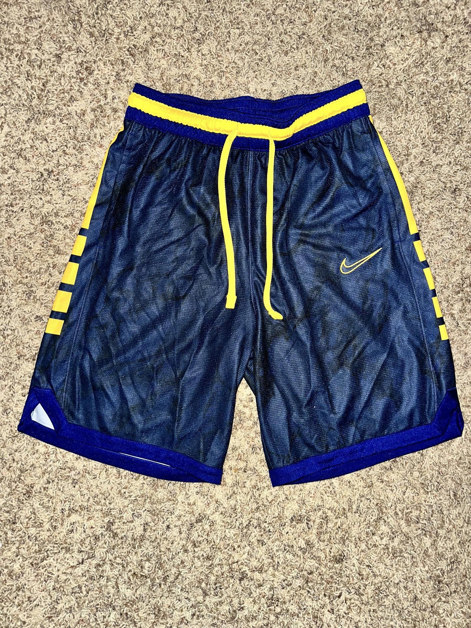 Nike Nike Dri-FIT Marble Print Elite Basketball Mens Blue Shorts Sample Size US 32 / EU 48 - 1 Thumbnail