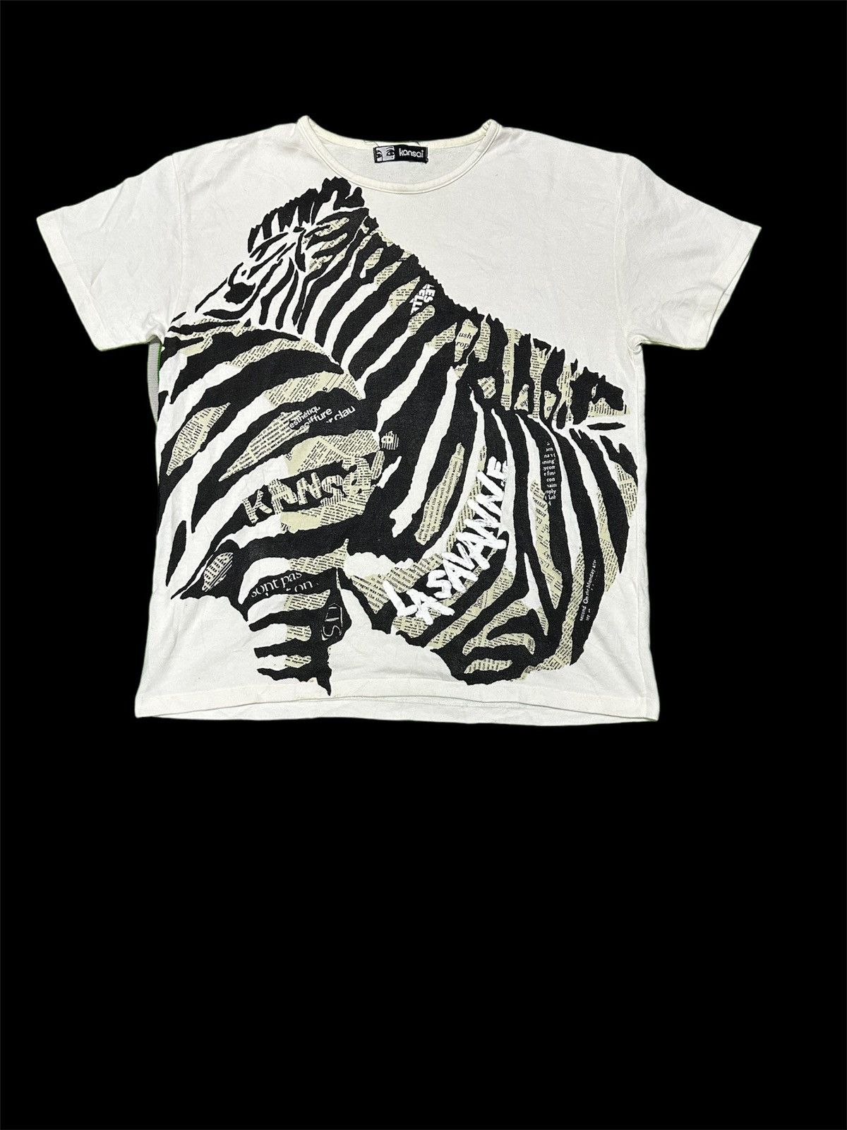 Kansai Yamamoto Kansai Eye zebra overprint tee Size US L / EU 52-54 / 3 - 1 Thumbnail