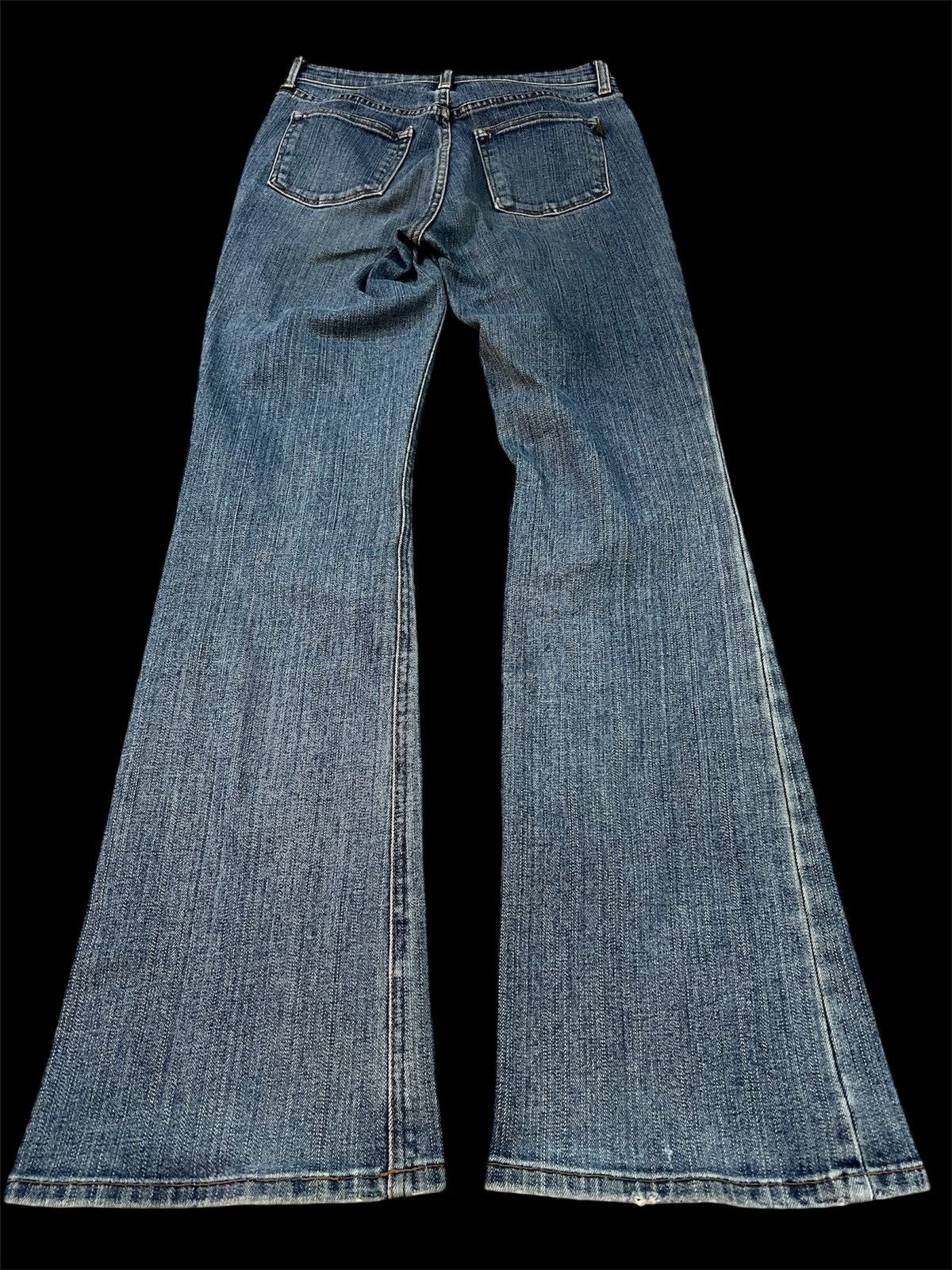 If Six Was Nine × Japanese Brand WOW JEANS FLARE MADE IN JAPAN VERY NICE Size US 27 - 2 Thumbnail