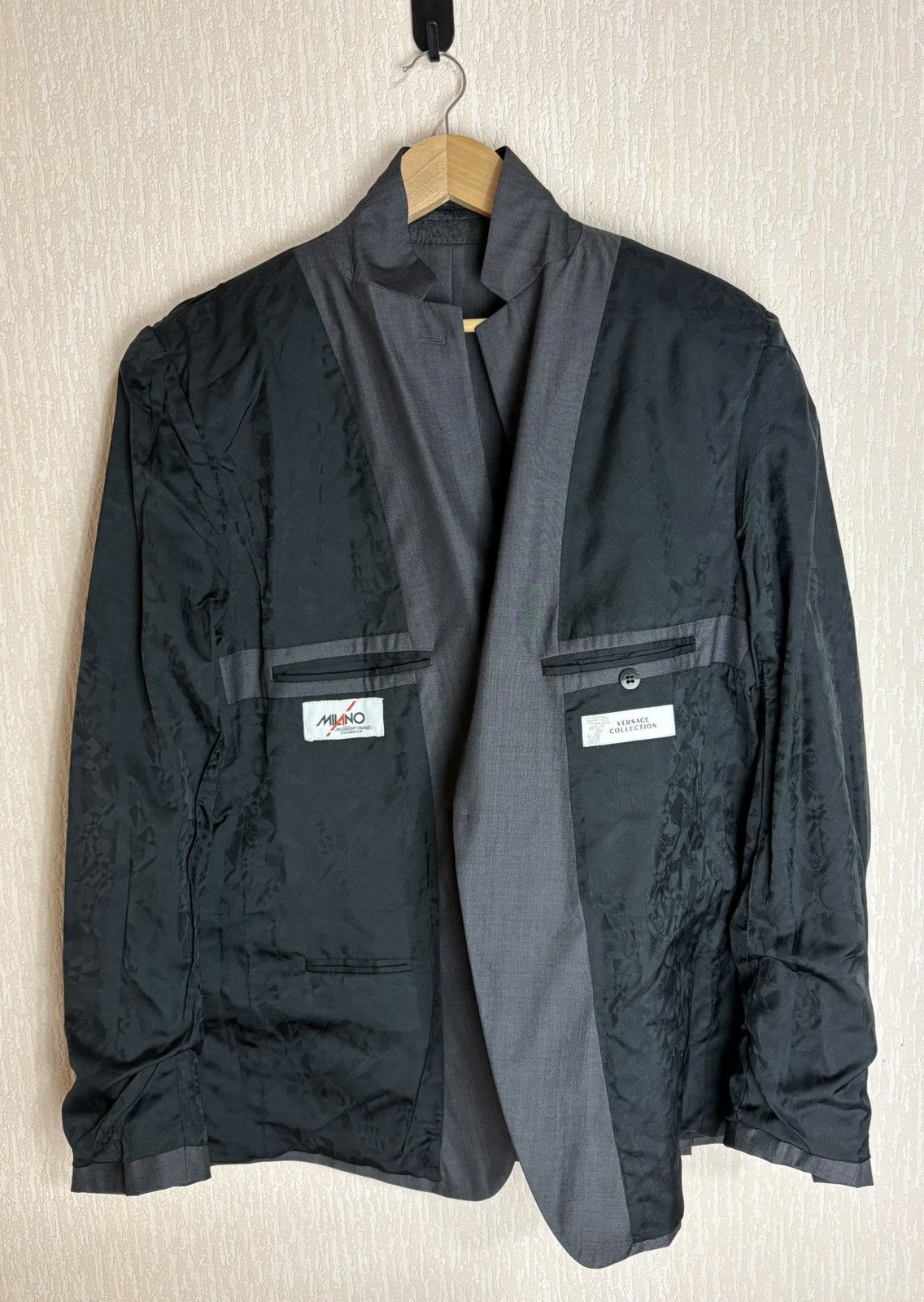 Versace Versace Collection Men's Wool Blazer Medusa Metal Buttons Size 54R - 9 Thumbnail