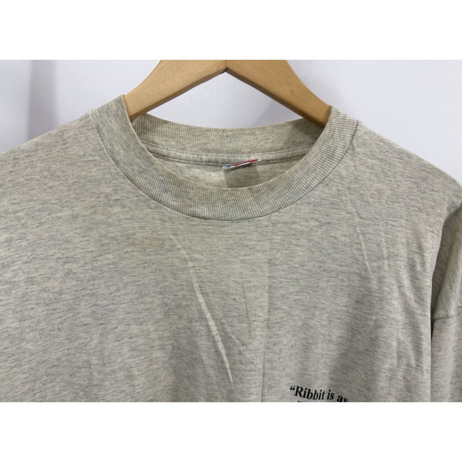 Fruit Of The Loom VTG 90s Forrest Gump Retinitis Pigmentosa Long Sleeve Frog Jump T-Shirt Size XXL Size US XXL / EU 58 / 5 - 6 Thumbnail