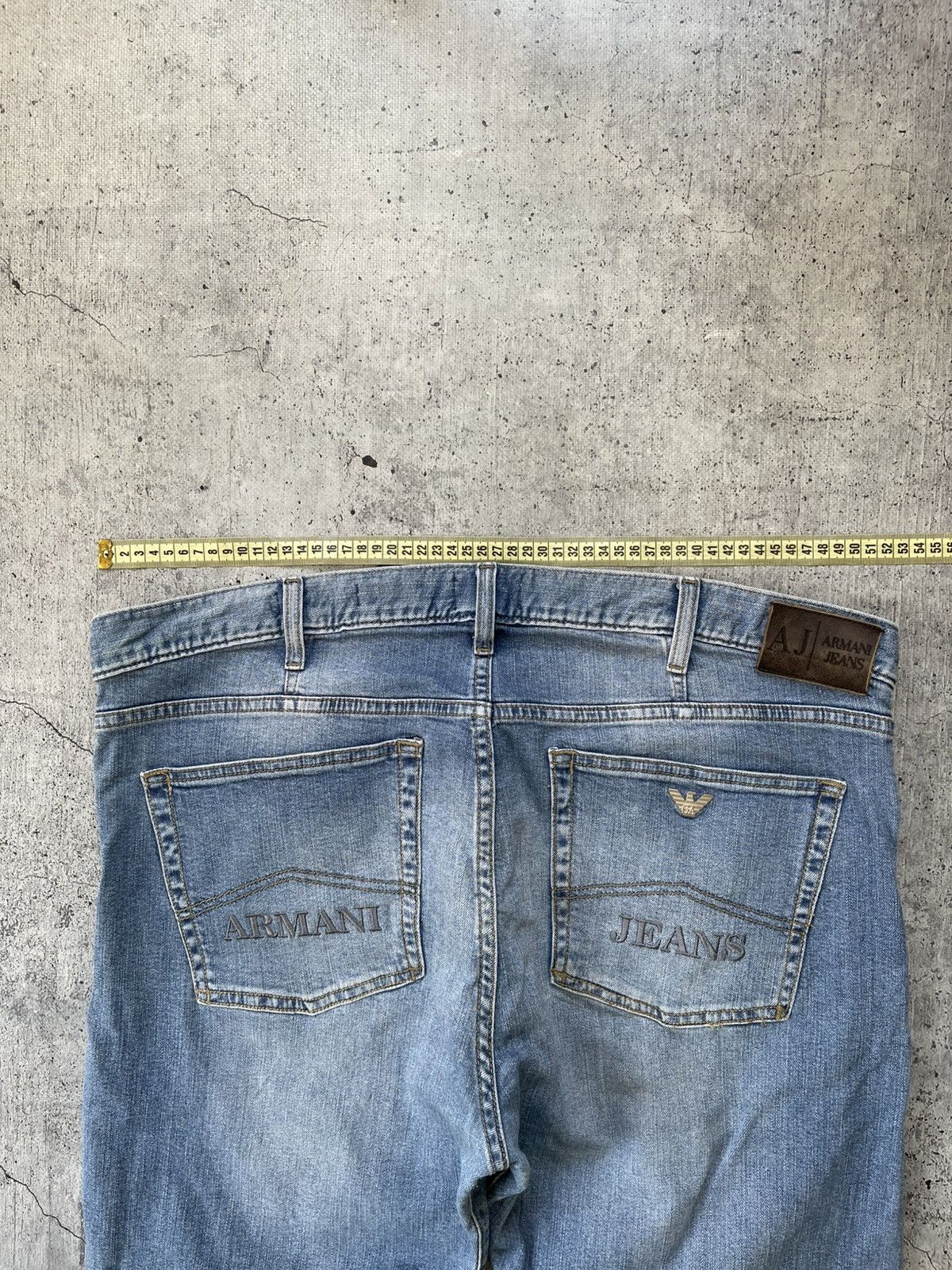Armani Vintage Armani Jeans Big Logo Denim Pants Size 40 Size US 40 / EU 56 - 3 Thumbnail