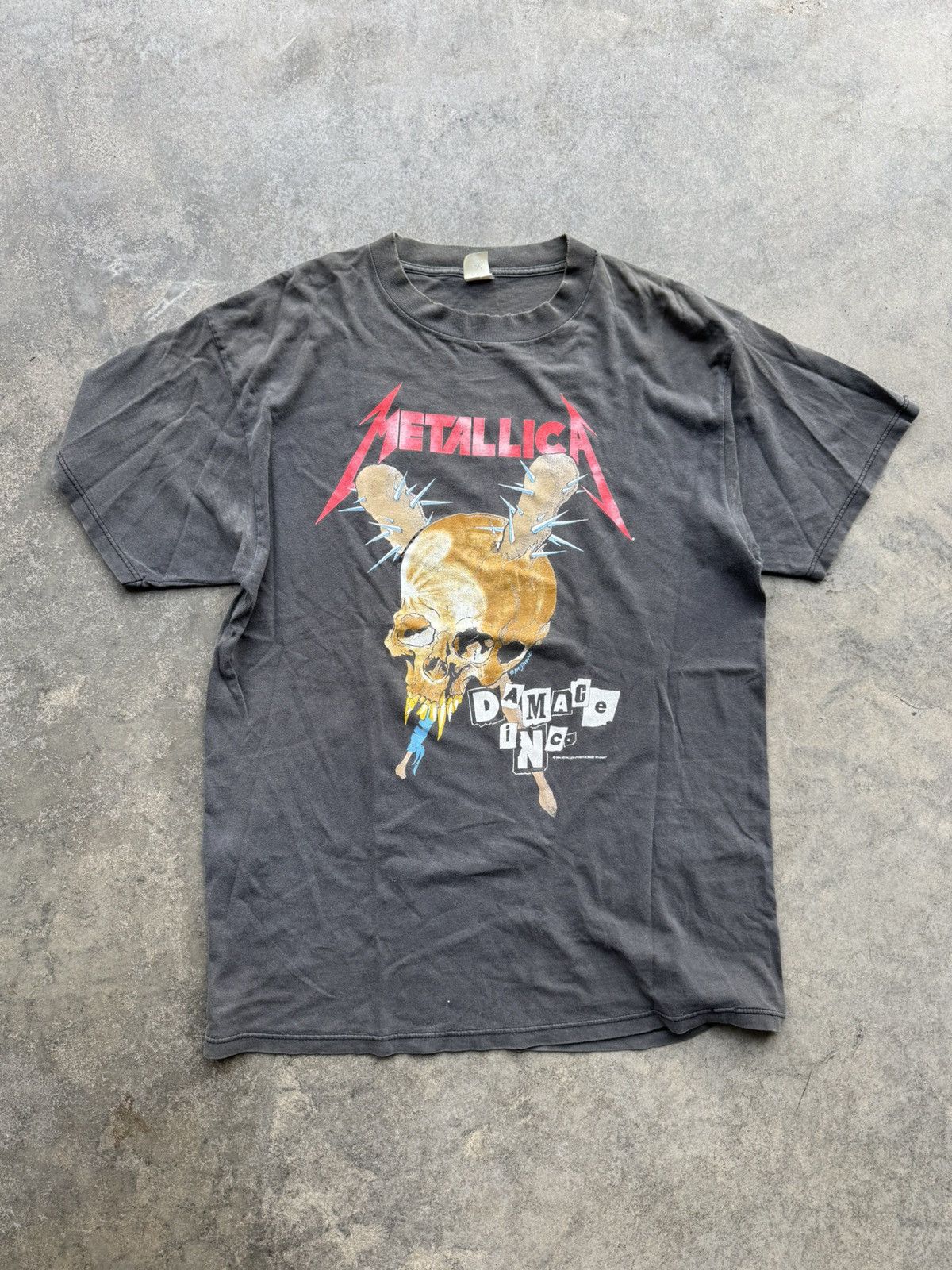 Band Tees × Metallica × Vintage Rare Vintage 1994 Metallica “Damage Inc.” Tour Tee Size US XL / EU 56 / 4 - 1 Thumbnail