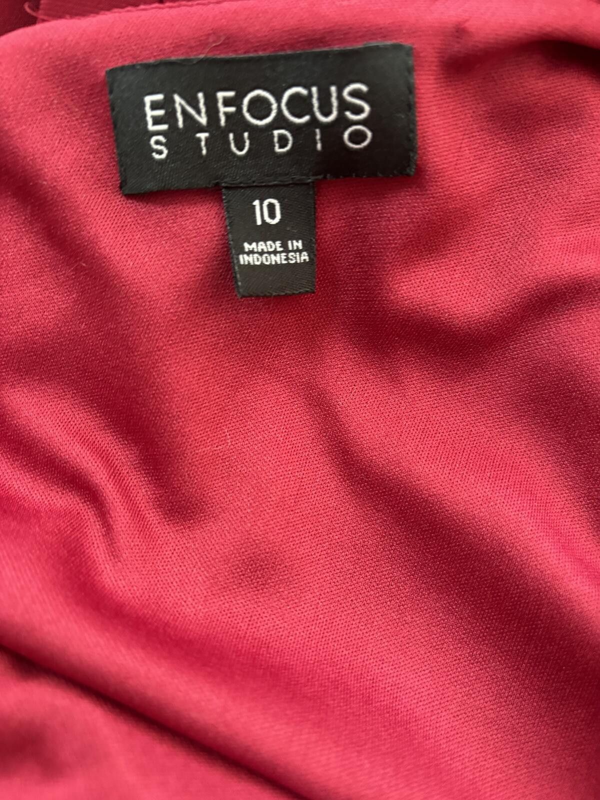 Other Enfocus Studio Y2K Rosette One-Shoulder Bodycon Dress. 10. Size L / US 10 / IT 46 - 8 Thumbnail